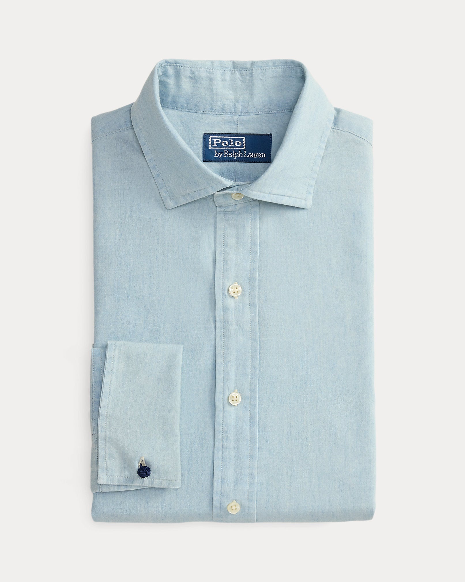 Ralph Lauren Custom Fit Chambray French Cuff Shirt