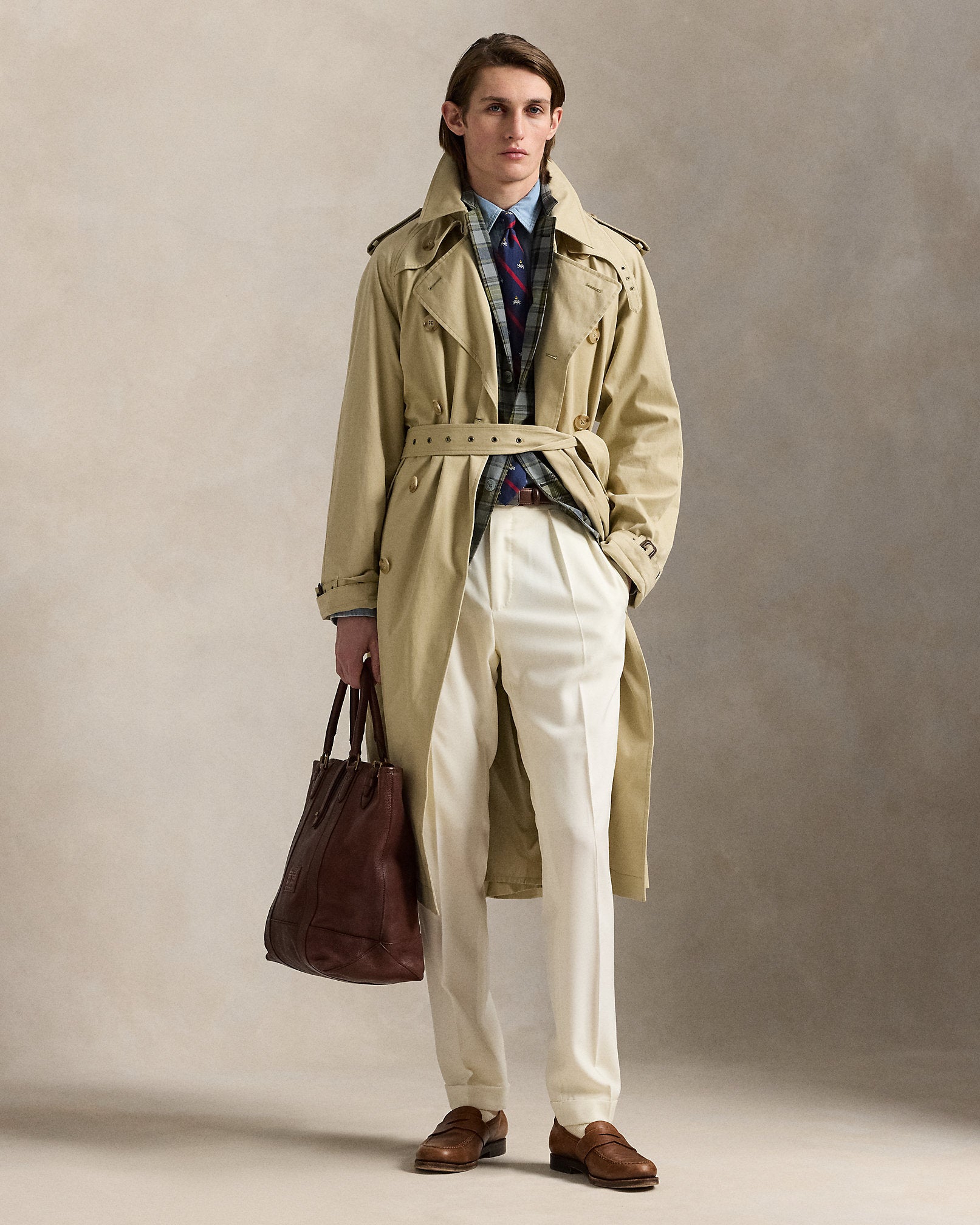 Ralph Lauren Lightweight Twill Trench Coat