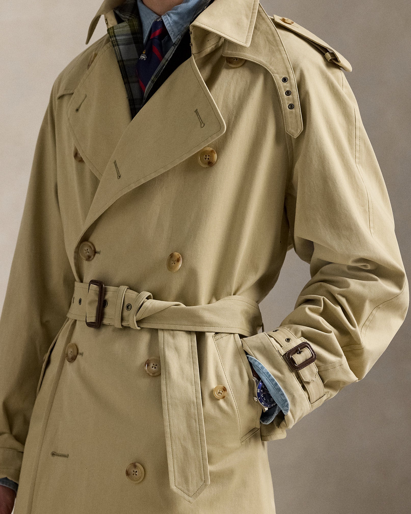 Ralph Lauren Lightweight Twill Trench Coat