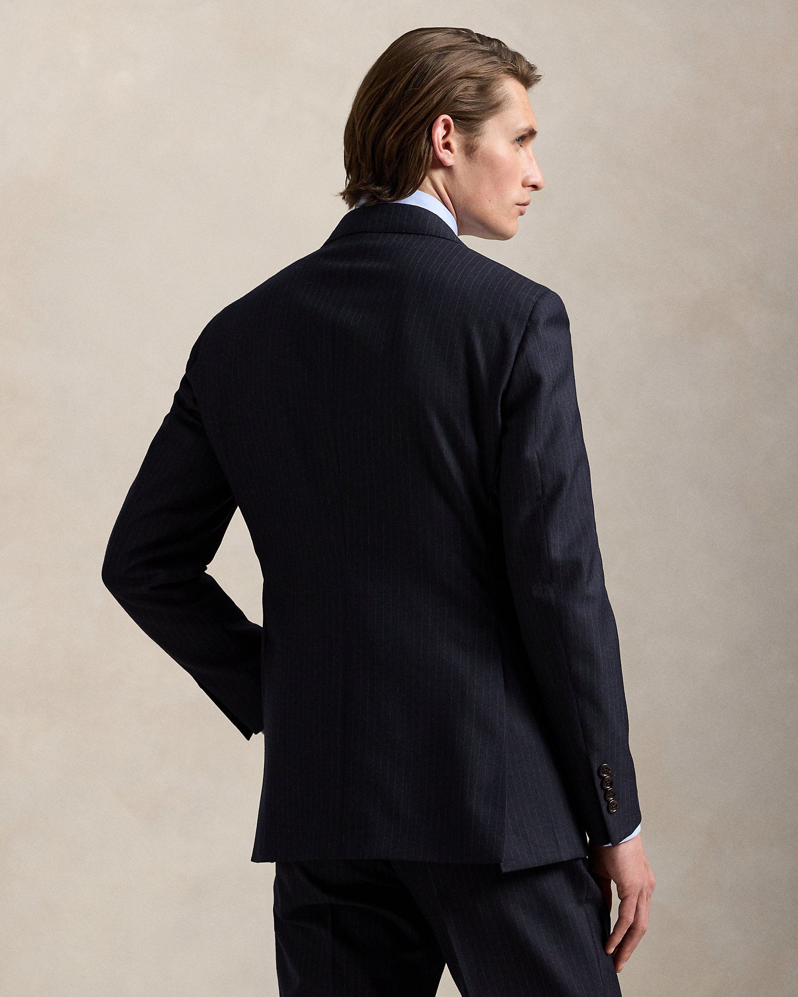 Ralph Lauren Polo Tailored Fit Pinstripe Wool Suit