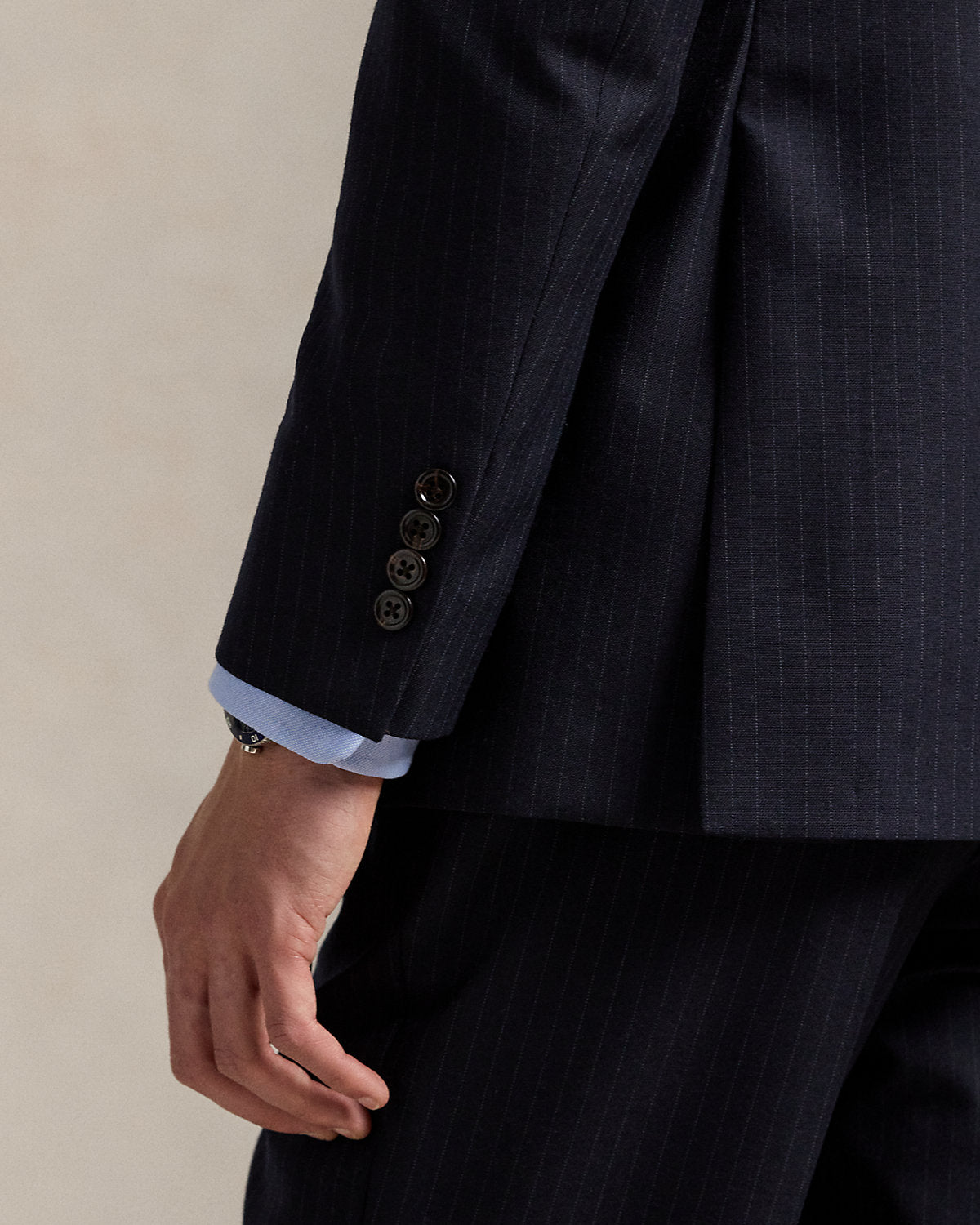 Ralph Lauren Polo Tailored Fit Pinstripe Wool Suit