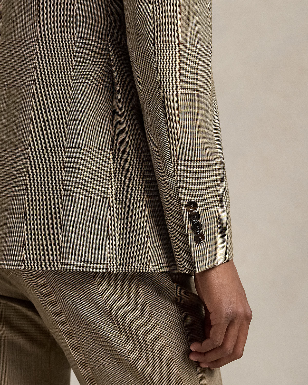 Ralph Lauren Polo Tailored Fit Glen Plaid Wool Suit