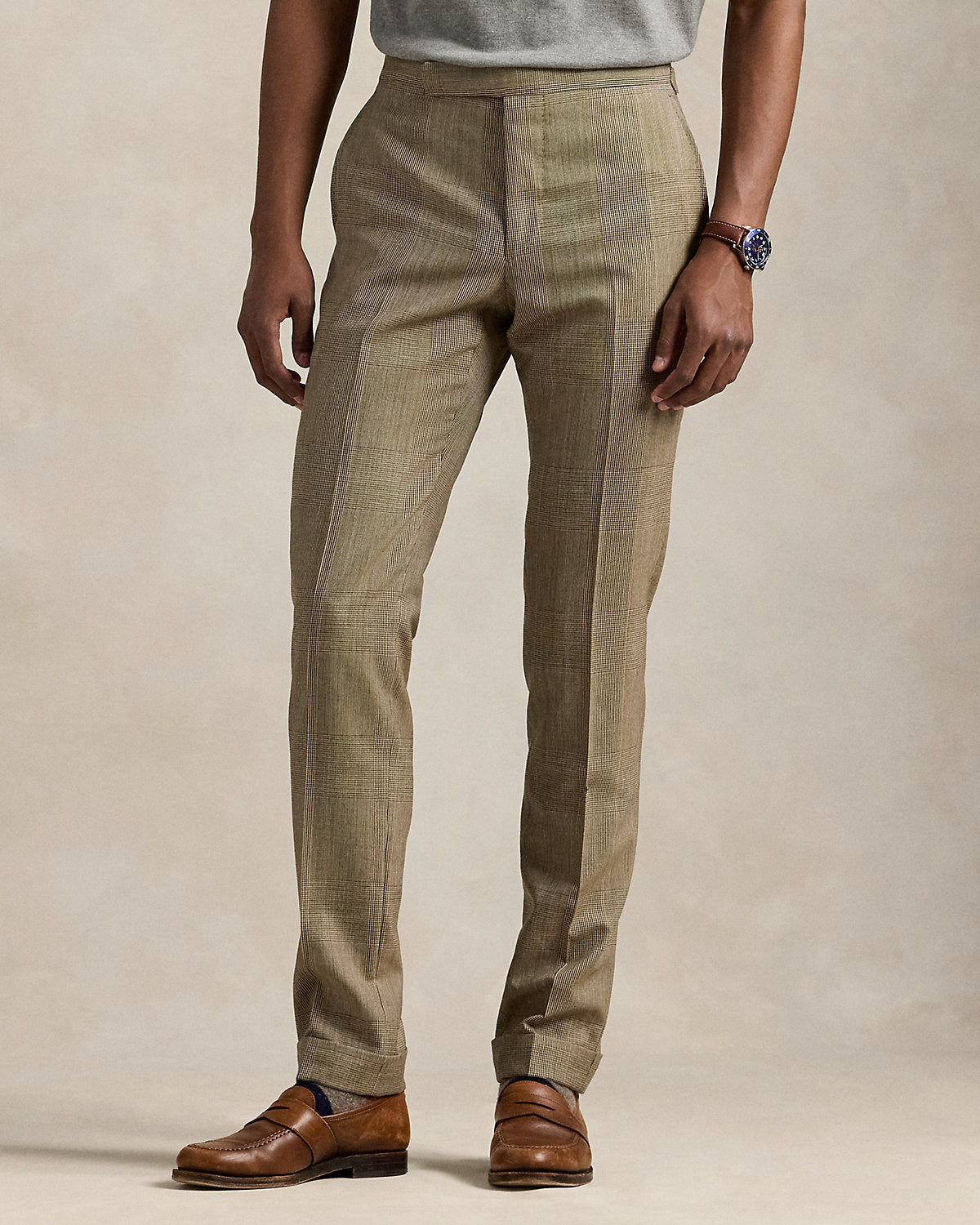 Ralph Lauren Polo Tailored Fit Glen Plaid Wool Suit