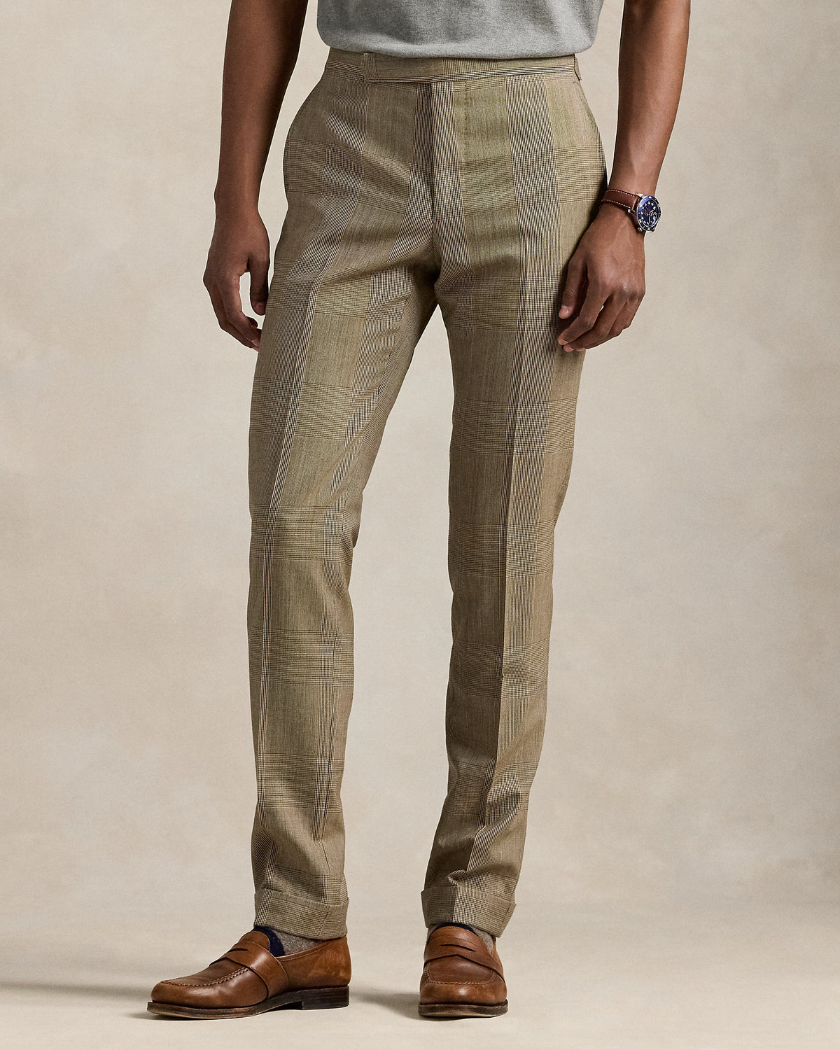 Ralph Lauren Polo Tailored Fit Glen Plaid Wool Suit