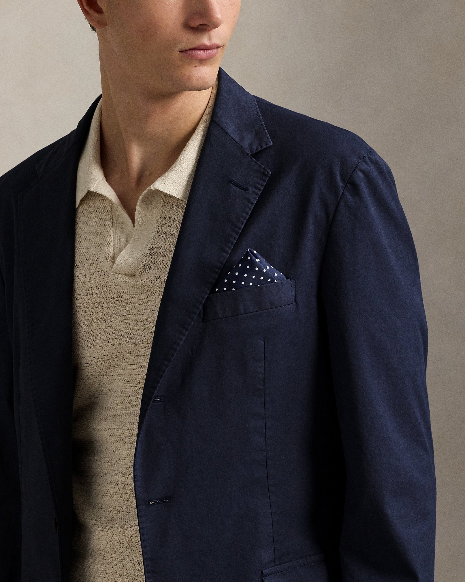 Ralph Lauren Polo Soft Tailored Stretch Cotton Jacket