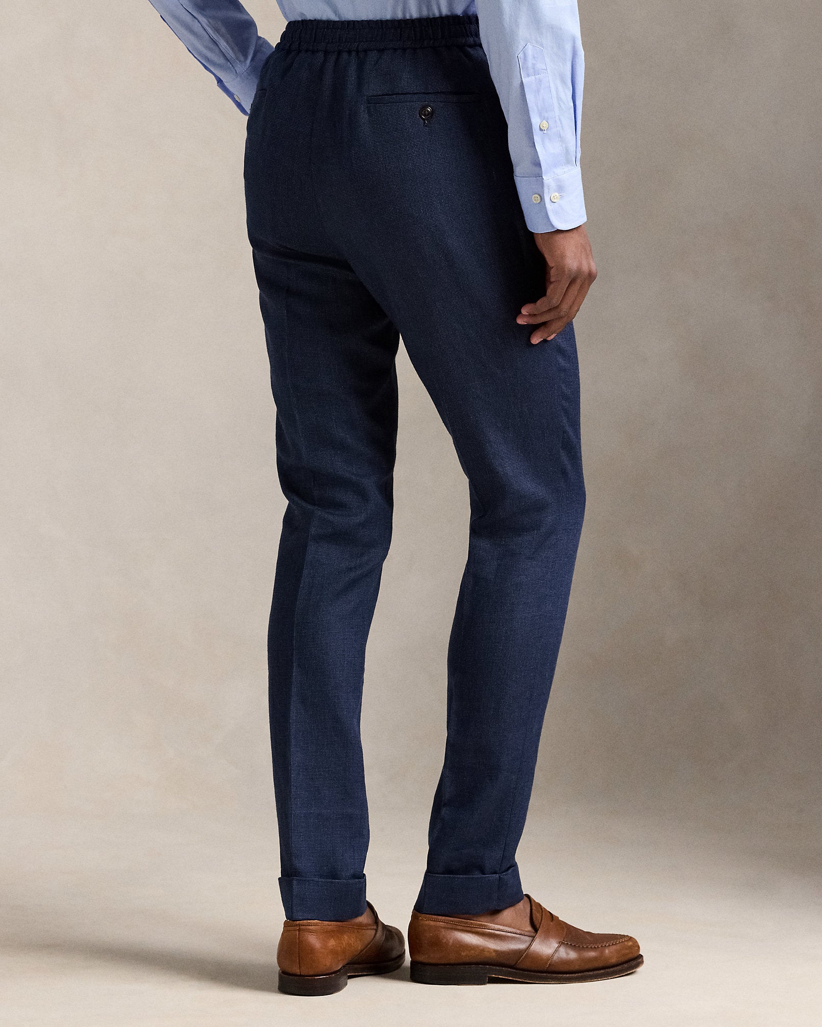 Ralph Lauren Pleated Nailhead Suit Trouser