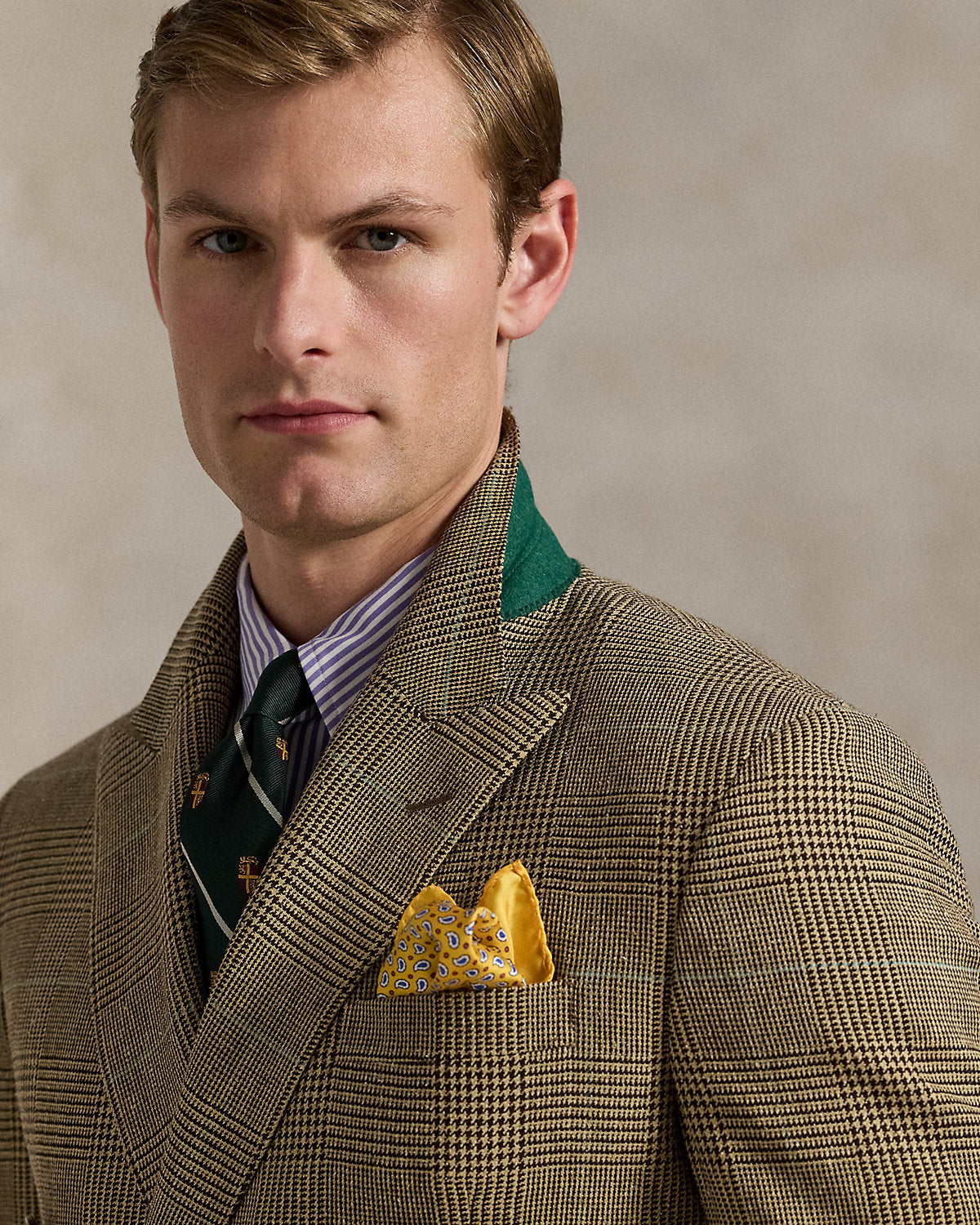 Ralph Lauren Polo Tailored Glen Plaid Suit Jacket
