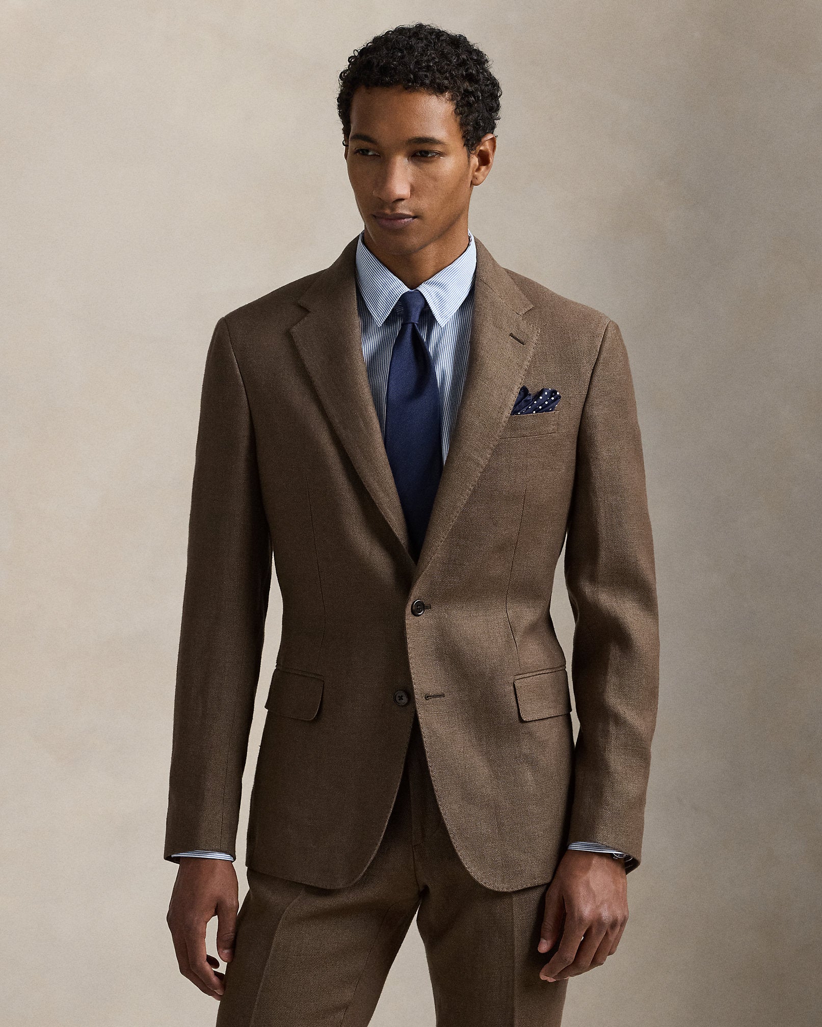Ralph Lauren Polo Tailored Fit Linen Suit Jacket