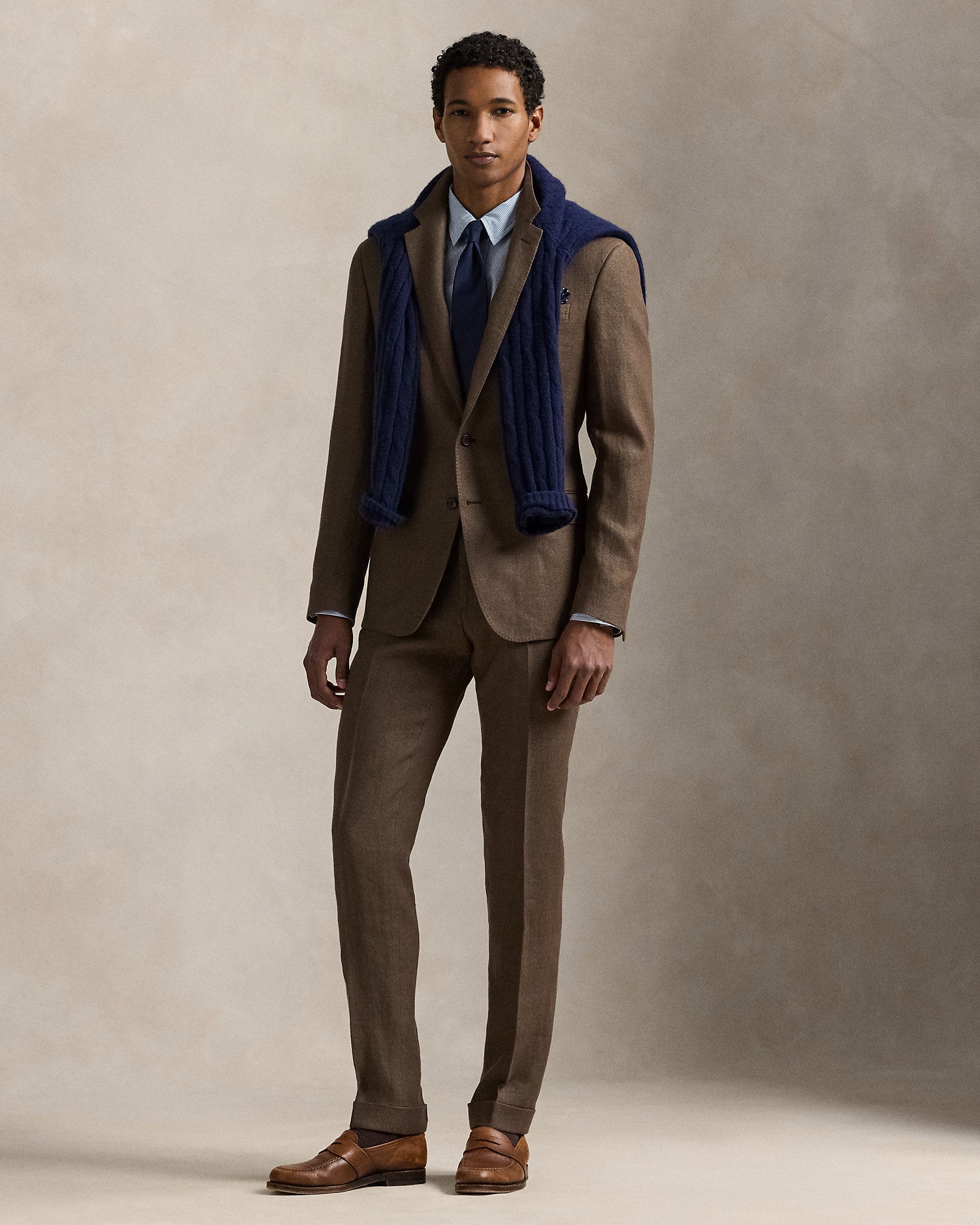 Ralph Lauren Polo Tailored Fit Linen Suit Jacket