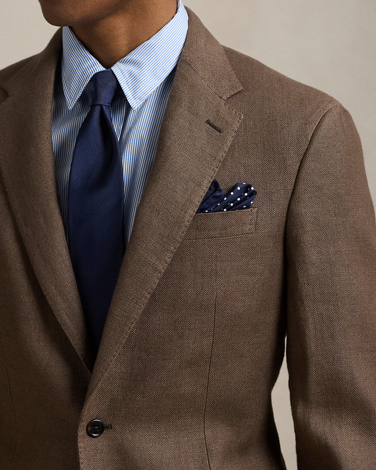 Ralph Lauren Polo Tailored Fit Linen Suit Jacket