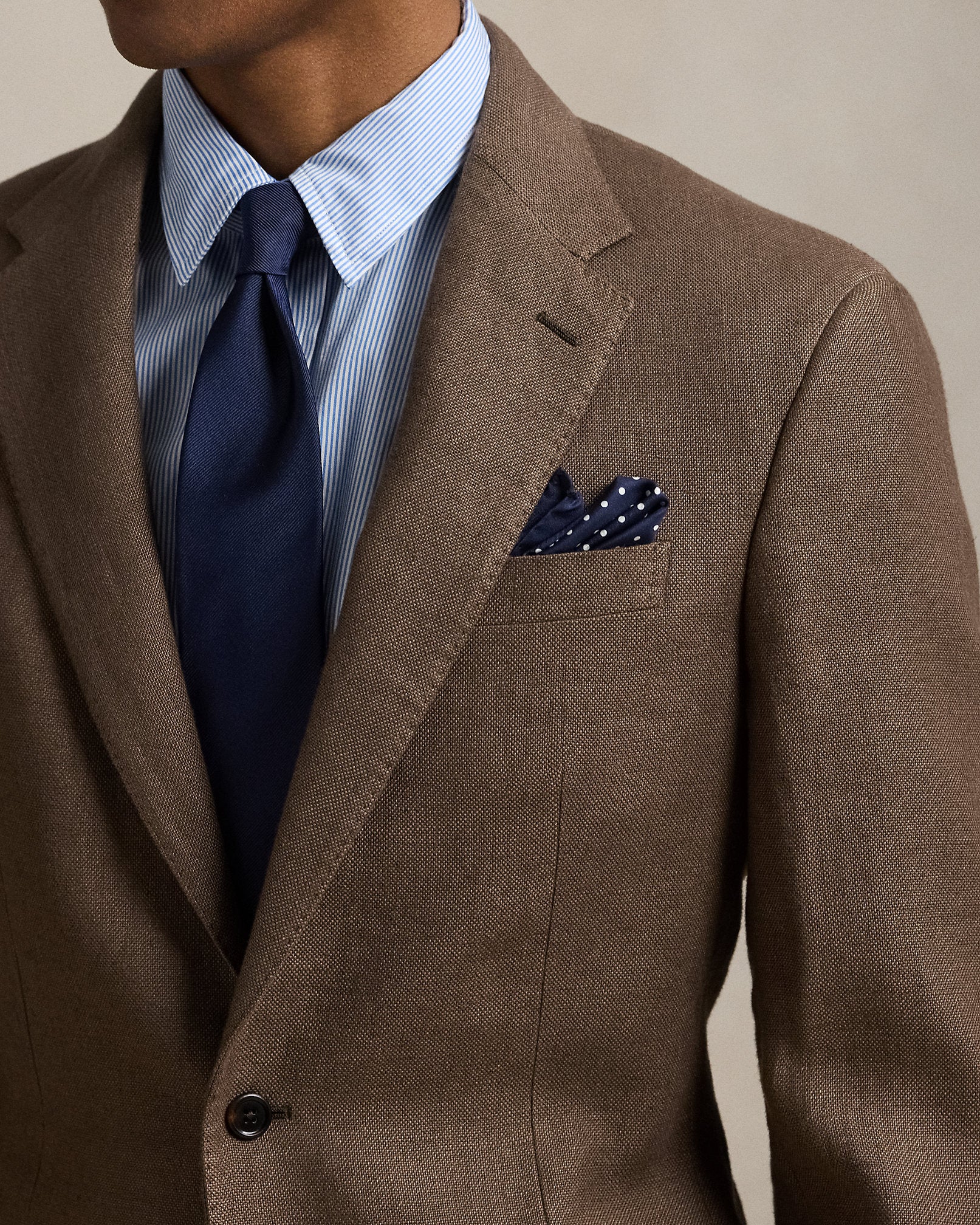 Ralph Lauren Polo Tailored Fit Linen Suit Jacket