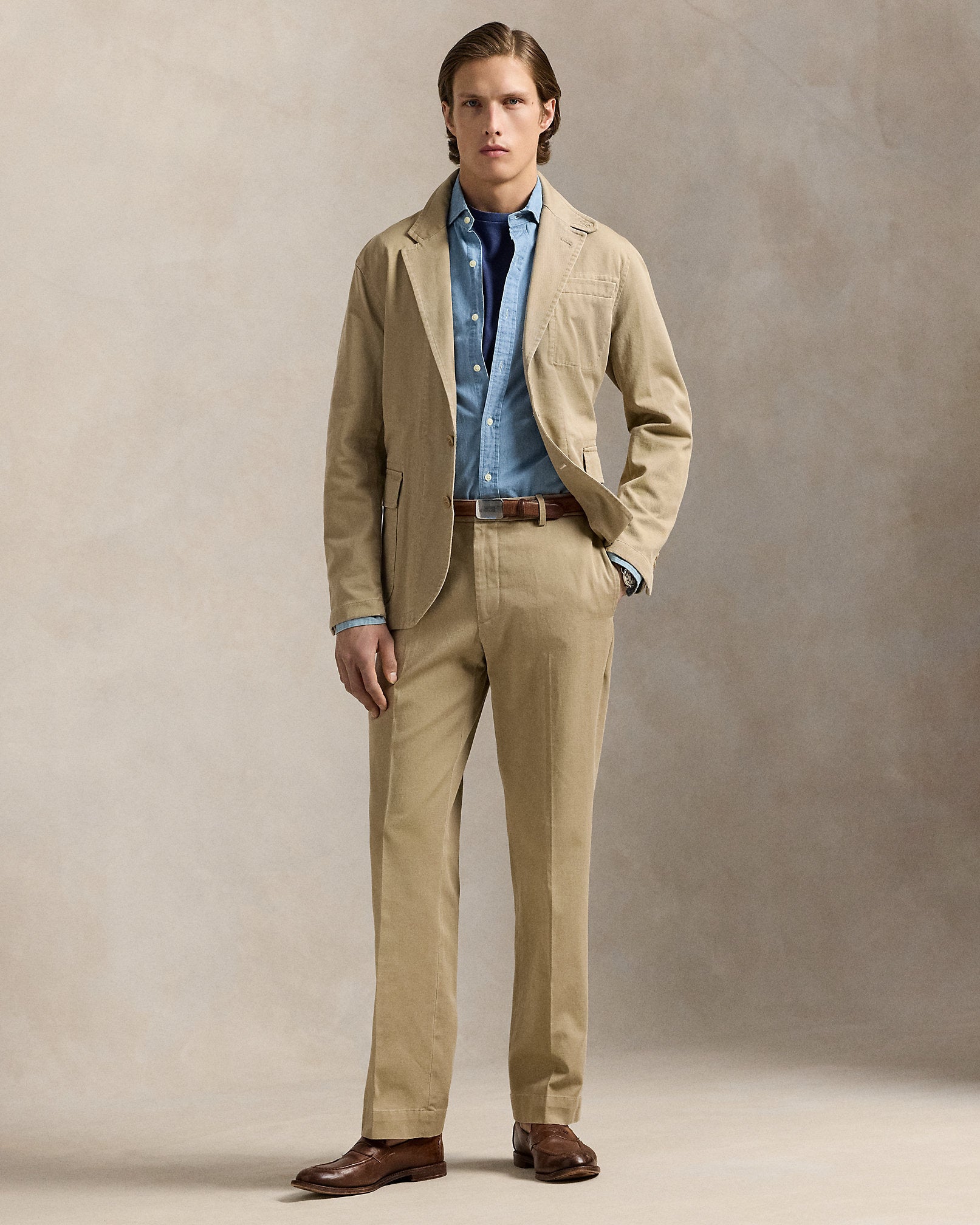Ralph Lauren Tailored Slub Twill Suit Jacket