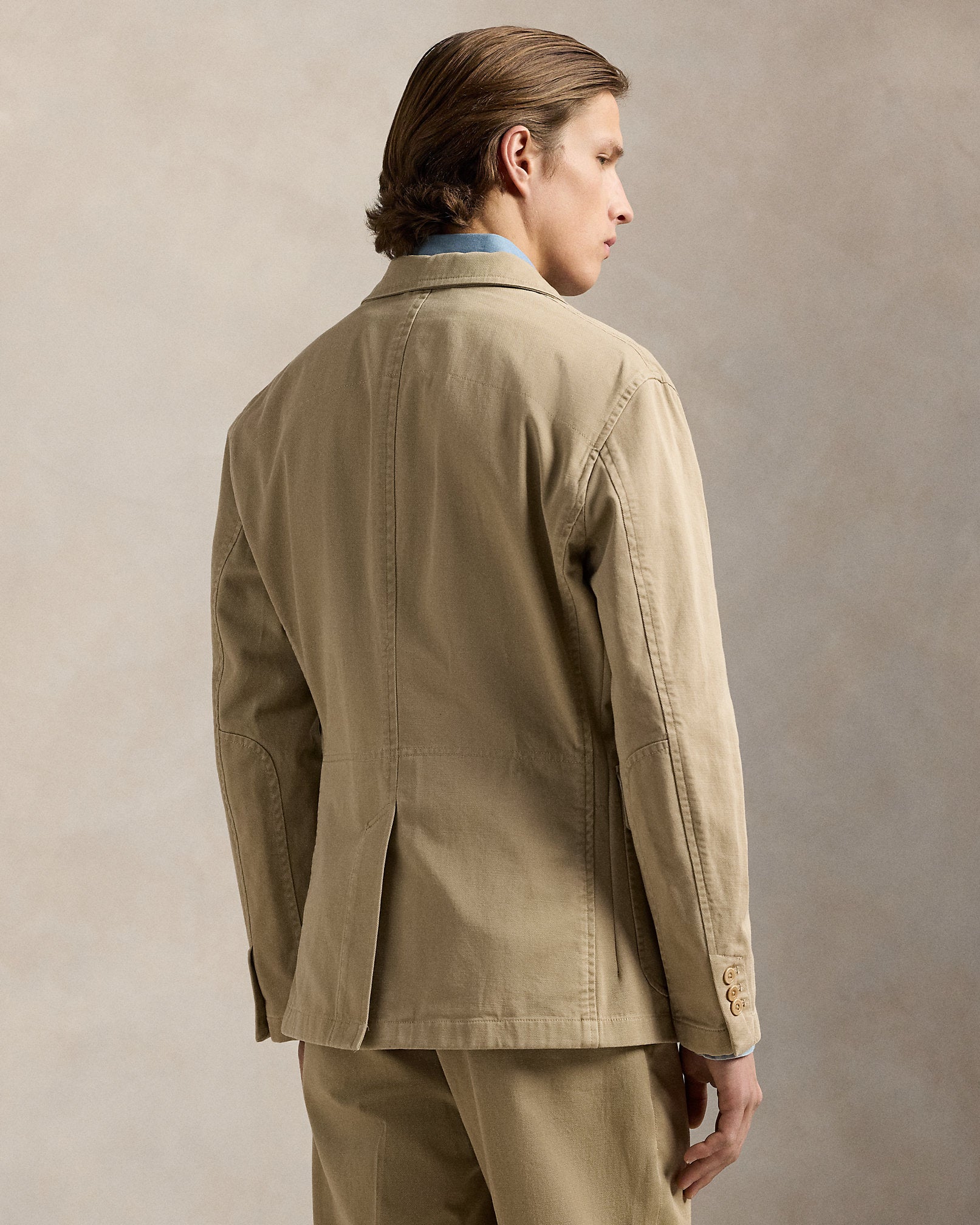 Ralph Lauren Tailored Slub Twill Suit Jacket