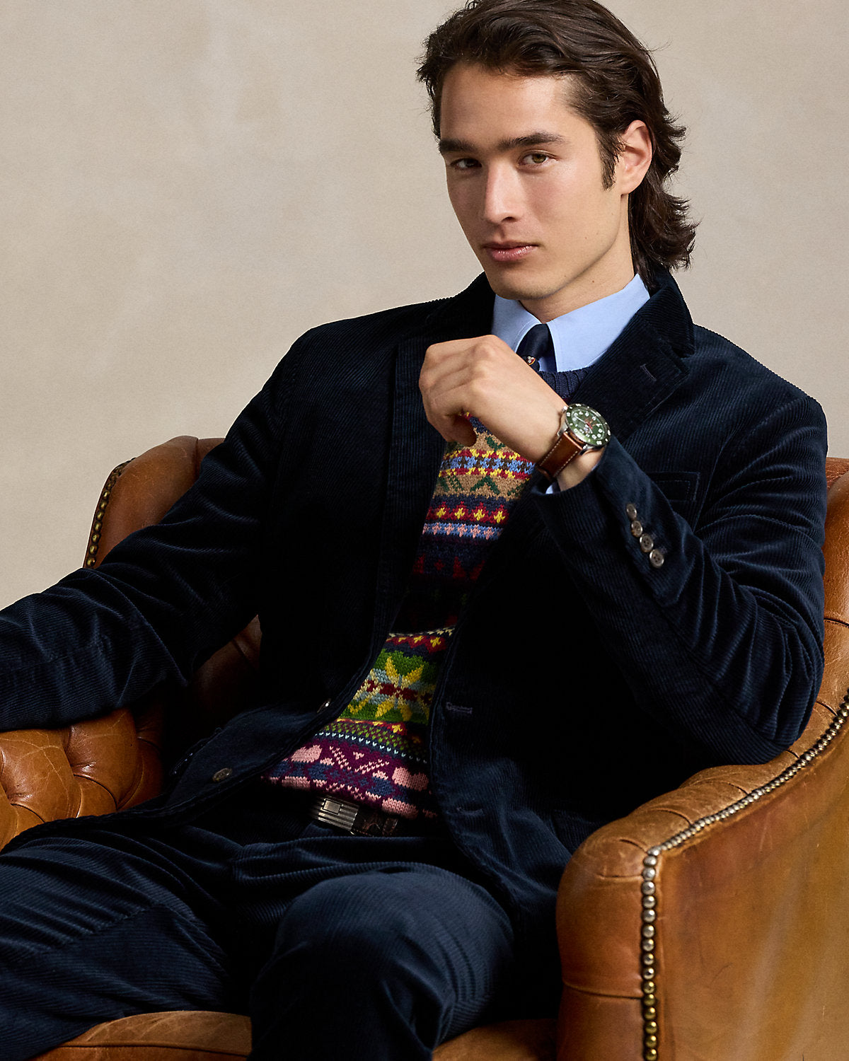 Ralph Lauren Polo Modern Fit Stretch Corduroy Jacket