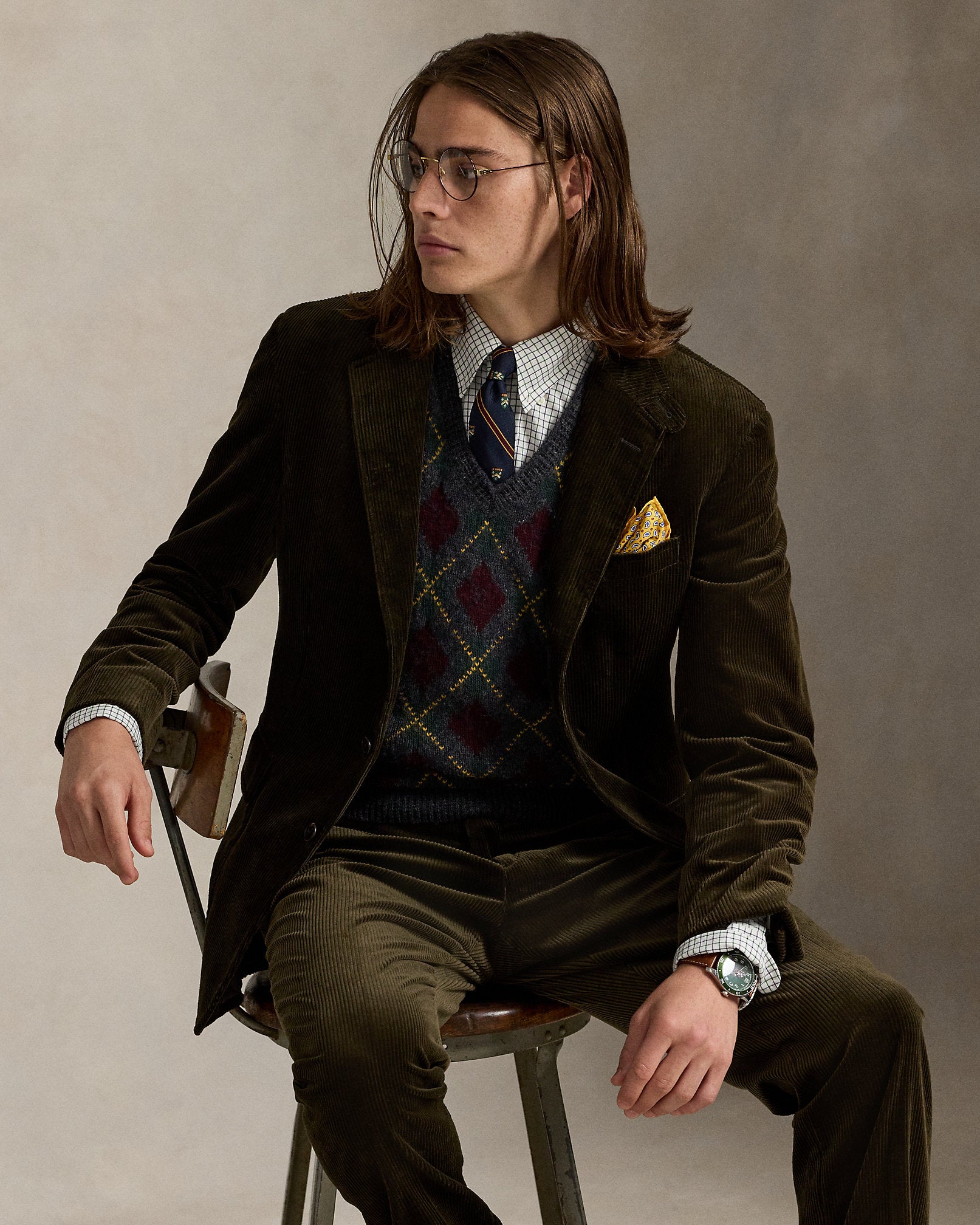 Ralph Lauren Polo Tailored Fit Corduroy Suit Jacket