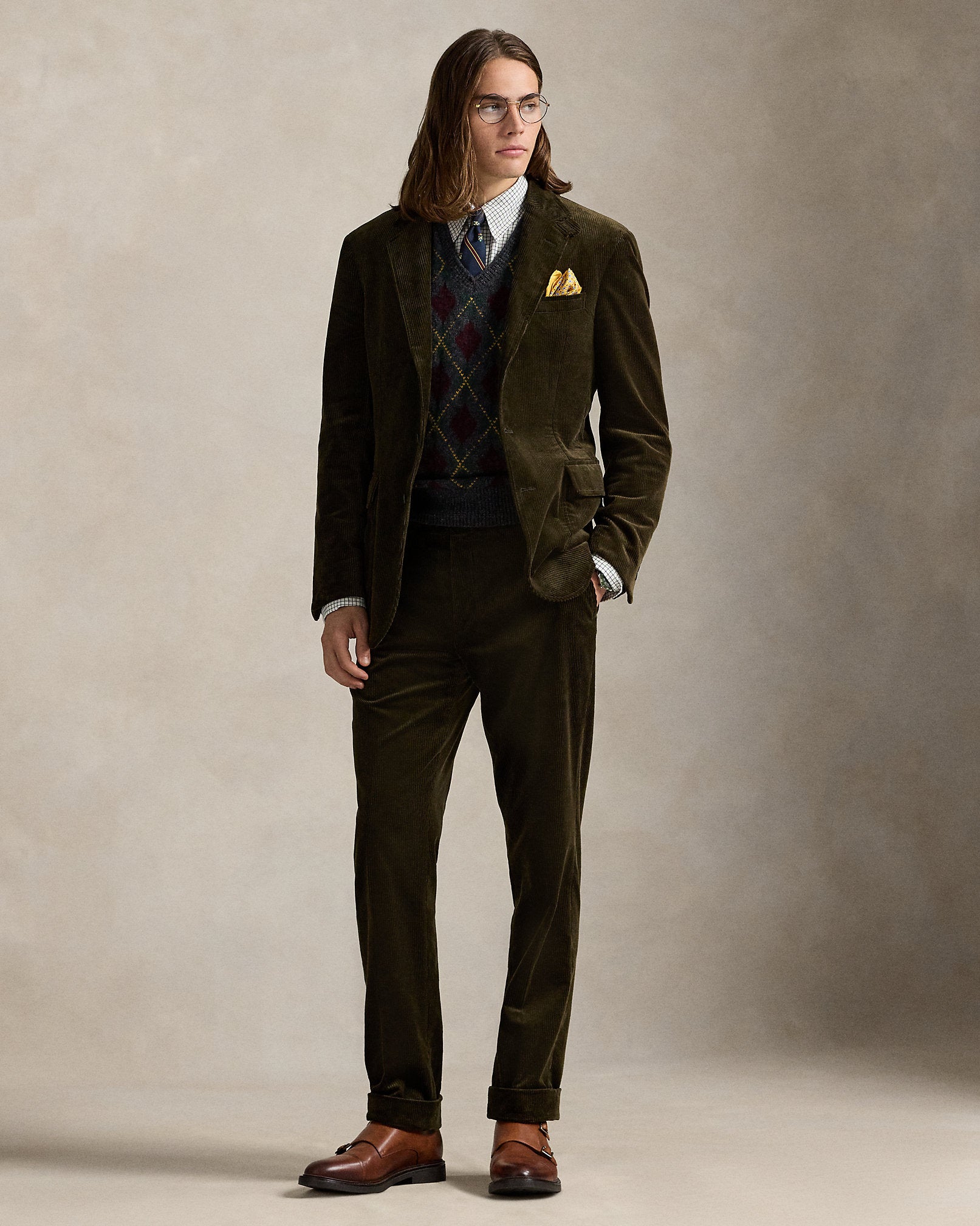 Ralph Lauren Polo Tailored Fit Corduroy Suit Jacket
