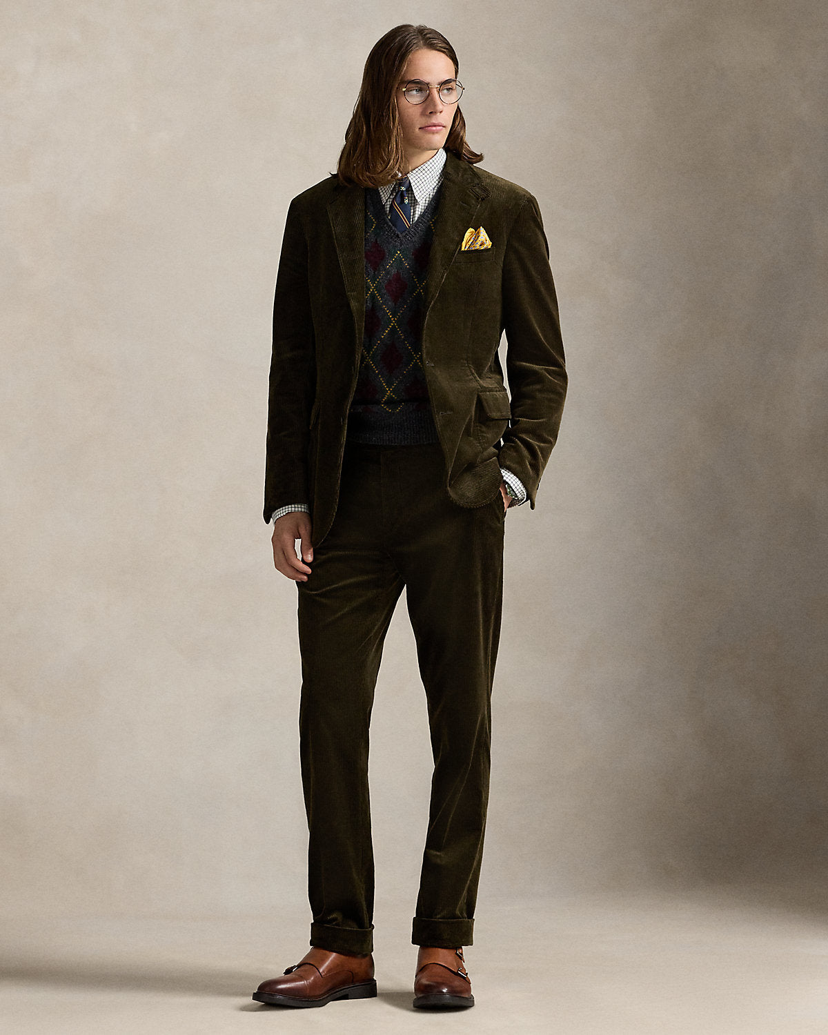 Ralph Lauren Polo Tailored Fit Corduroy Suit Jacket