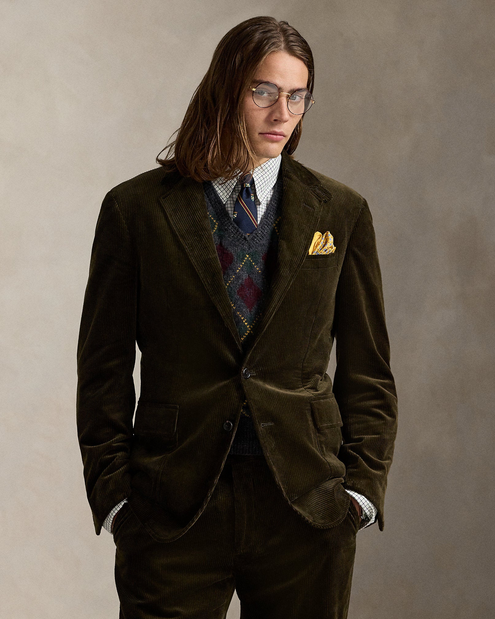 Ralph Lauren Polo Tailored Fit Corduroy Suit Jacket