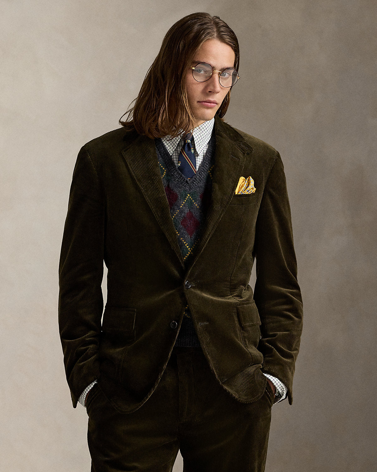 Ralph Lauren Polo Tailored Fit Corduroy Suit Jacket