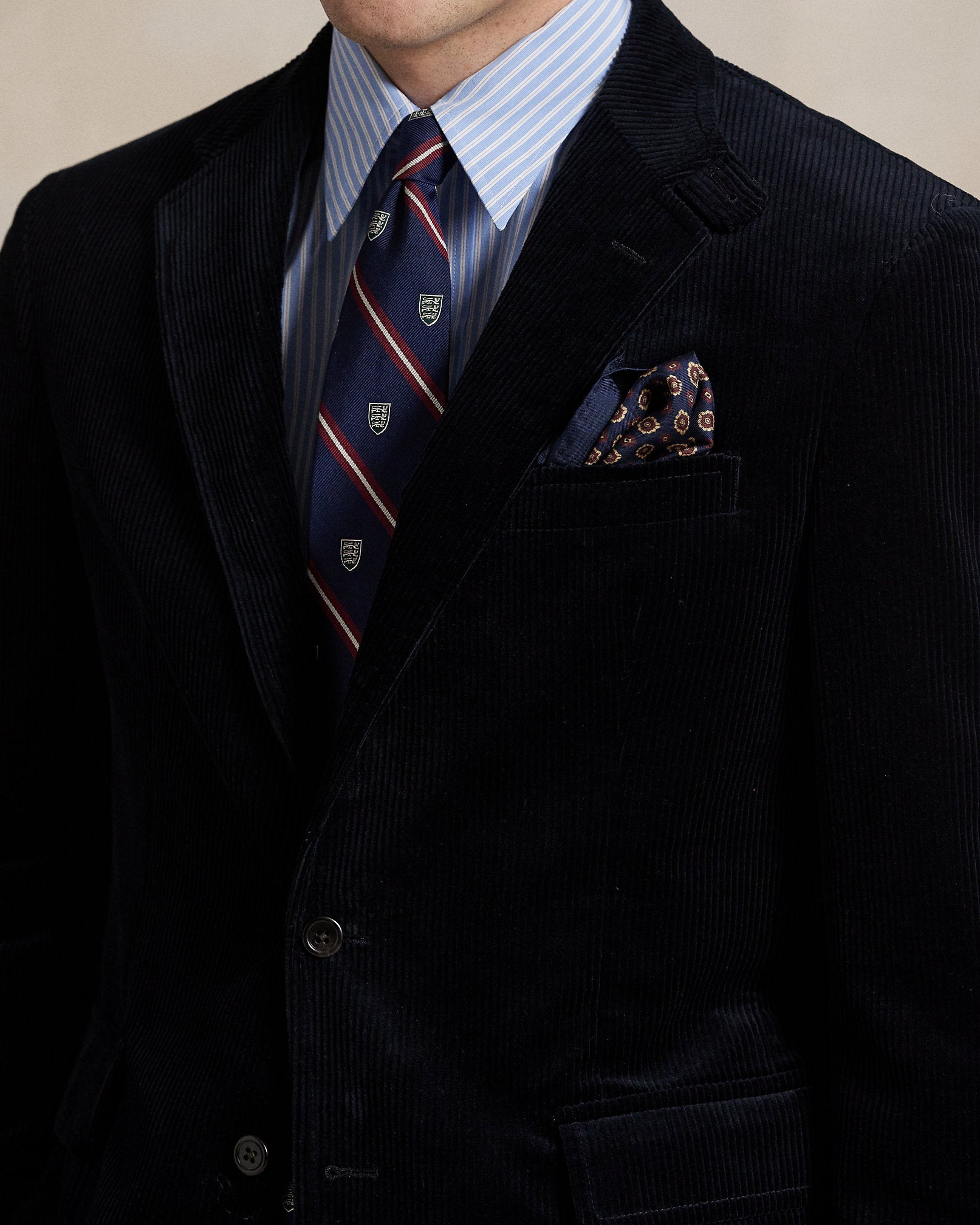 Ralph Lauren Polo Tailored Fit Corduroy Suit Jacket