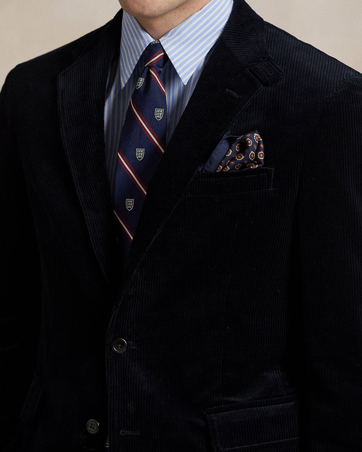 Ralph Lauren Polo Tailored Fit Corduroy Suit Jacket