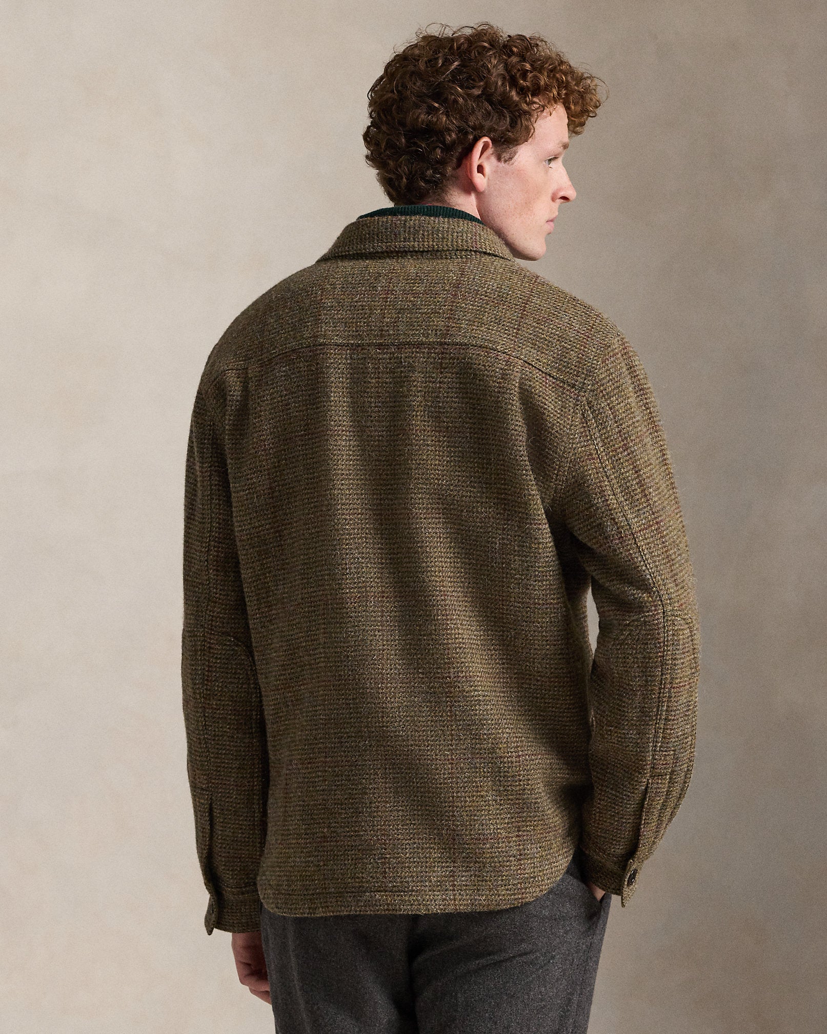 Ralph Lauren TickWeave Harris Tweed Jacket