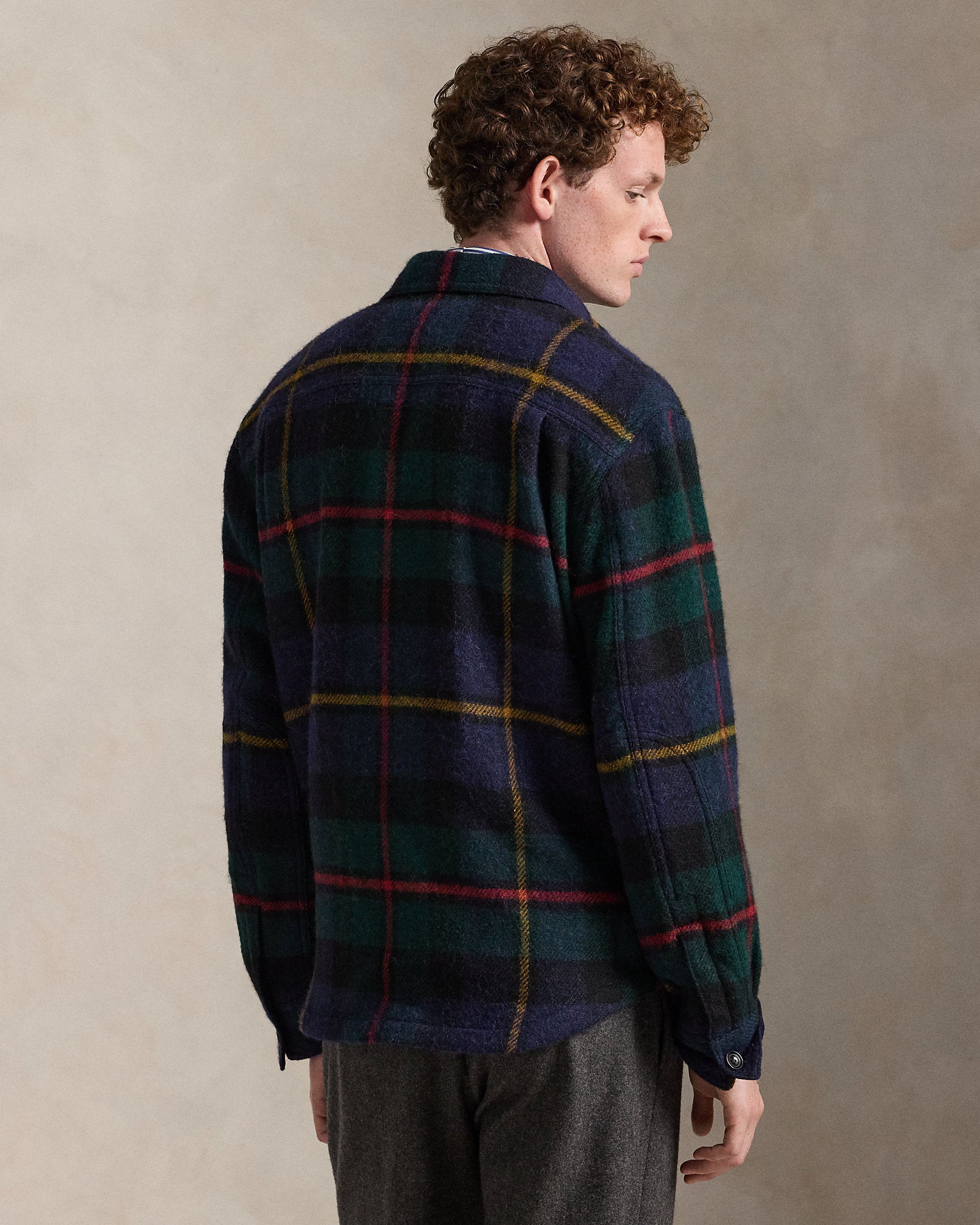 Ralph Lauren Plaid Tweed Jacket