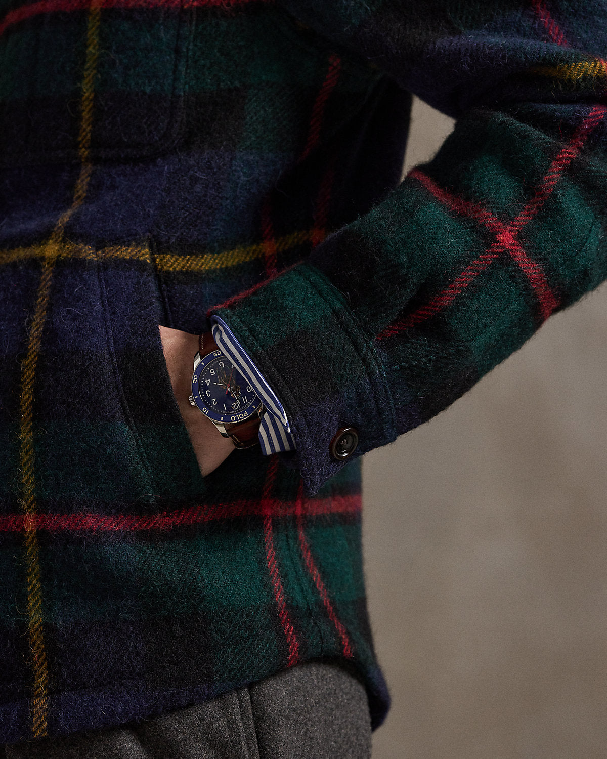 Ralph Lauren Plaid Tweed Jacket