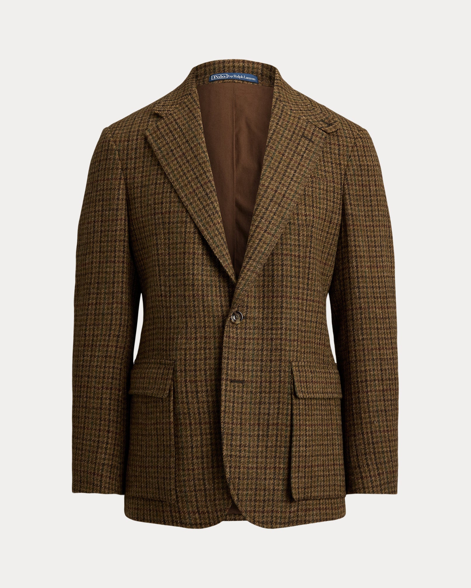 Ralph Lauren The RL67 SuedePatch Plaid Tweed Jacket