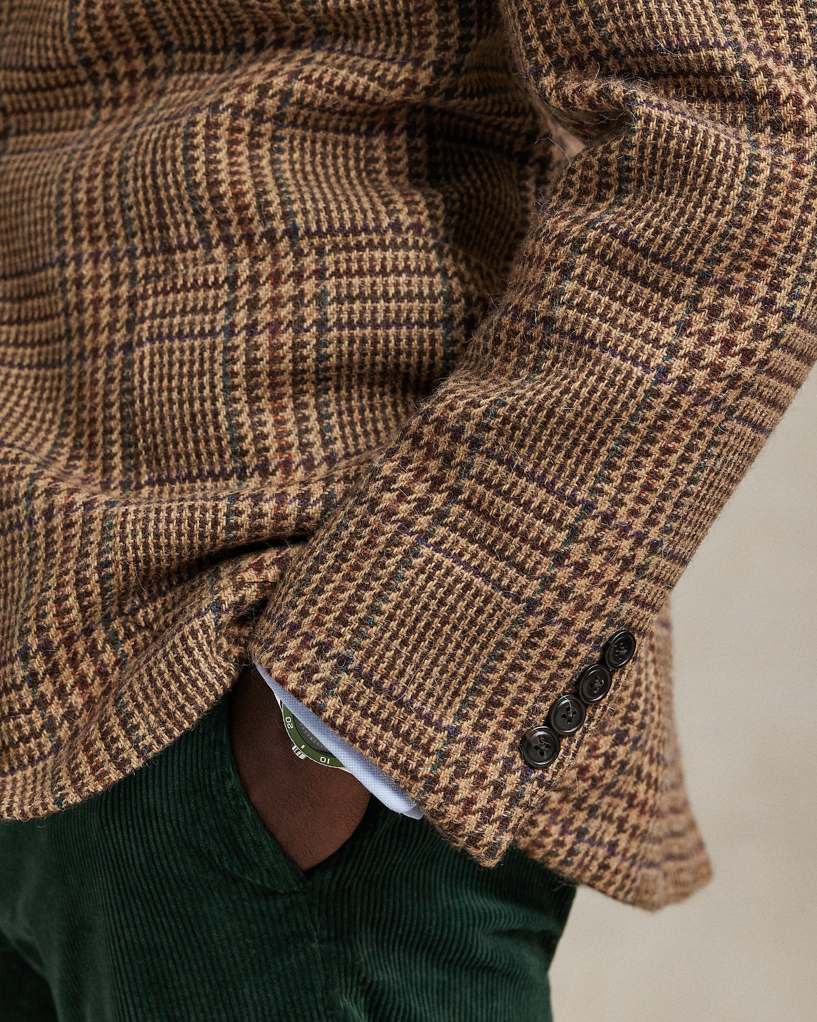 Ralph Lauren Polo Tailored Glen Plaid Suit Jacket