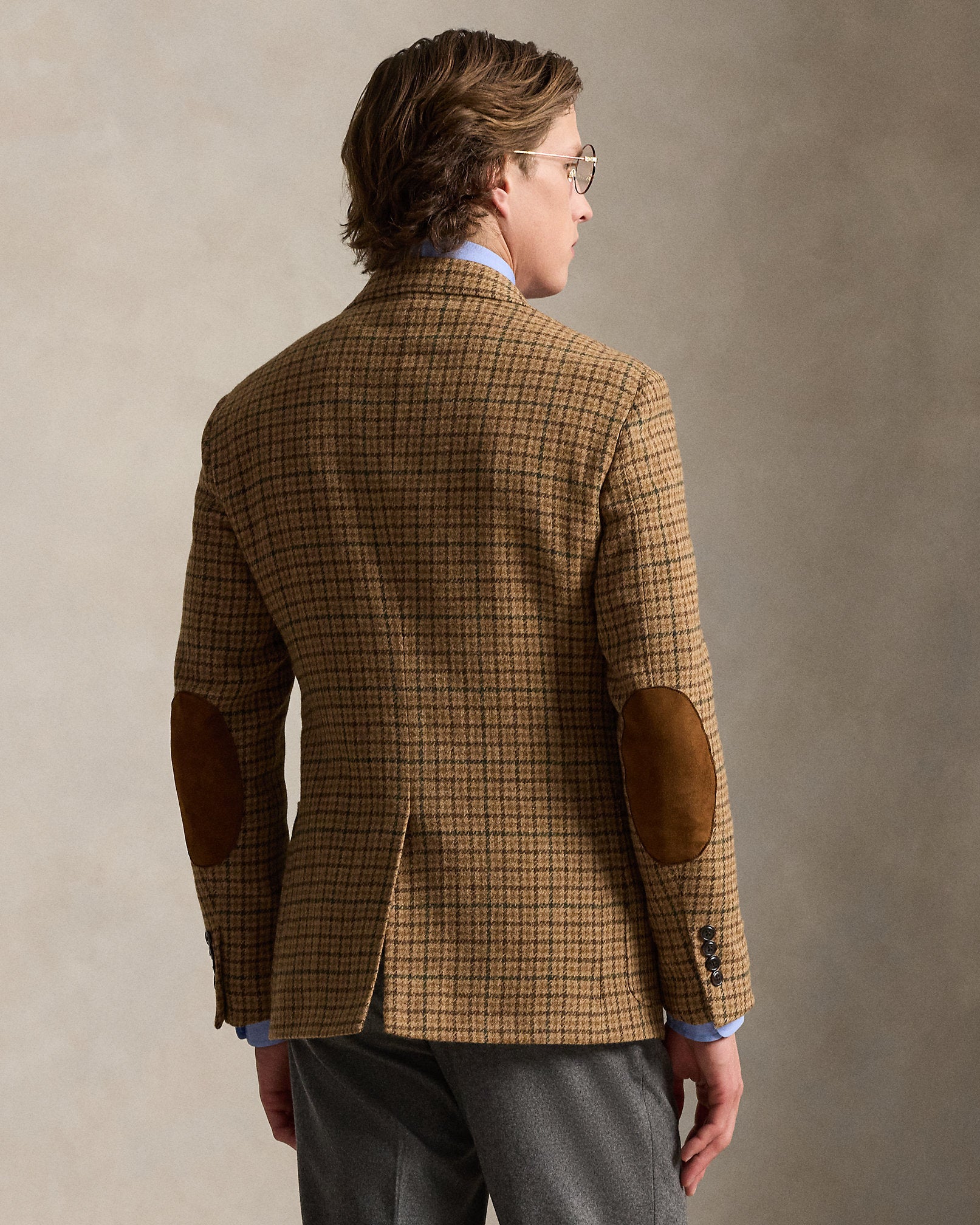Ralph Lauren Polo Tailored Fit Plaid Tweed Sport Coat