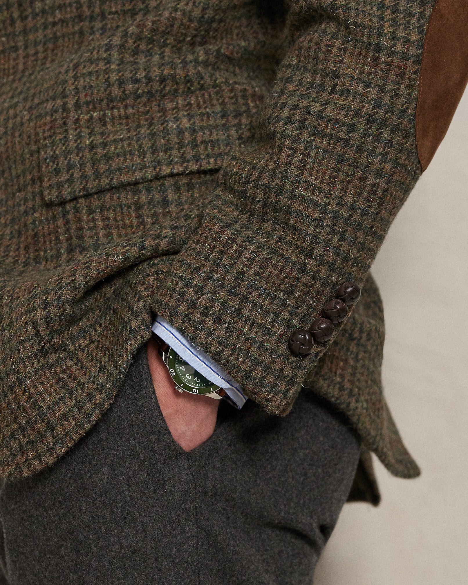 Ralph Lauren Polo Tailored Plaid Tweed Suit Jacket