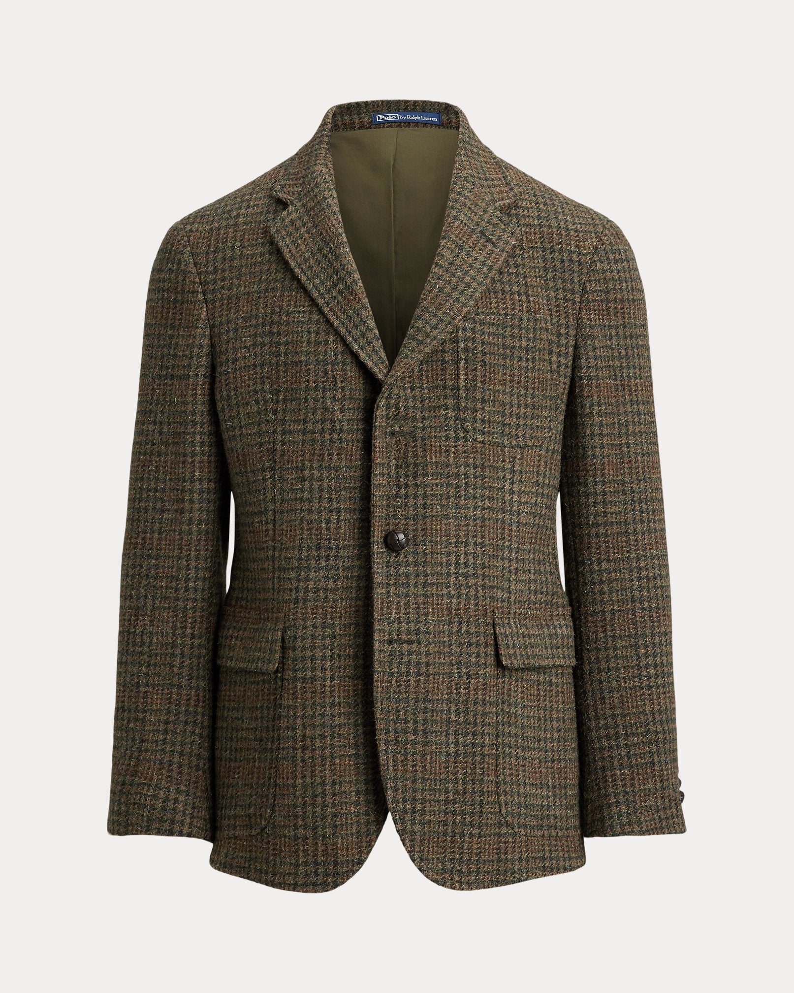 Ralph Lauren Polo Tailored Plaid Tweed Suit Jacket