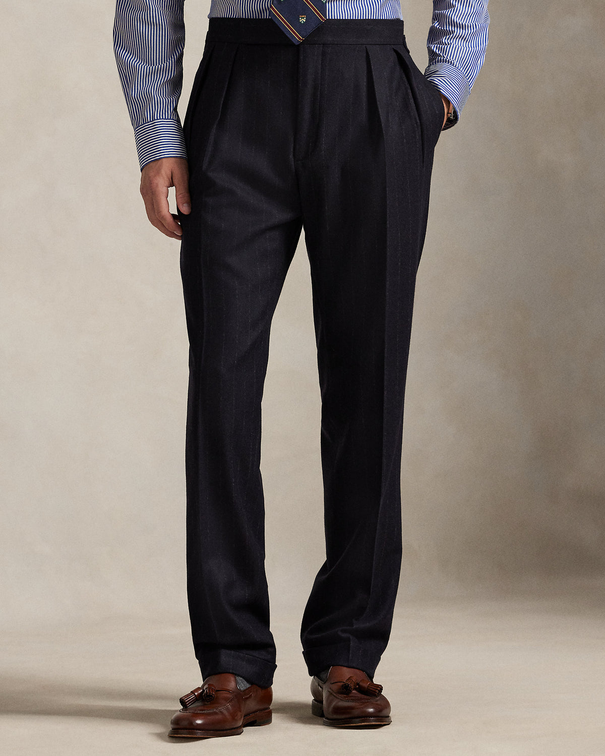 Ralph Lauren Polo Tailored Fit Pinstripe Wool Suit