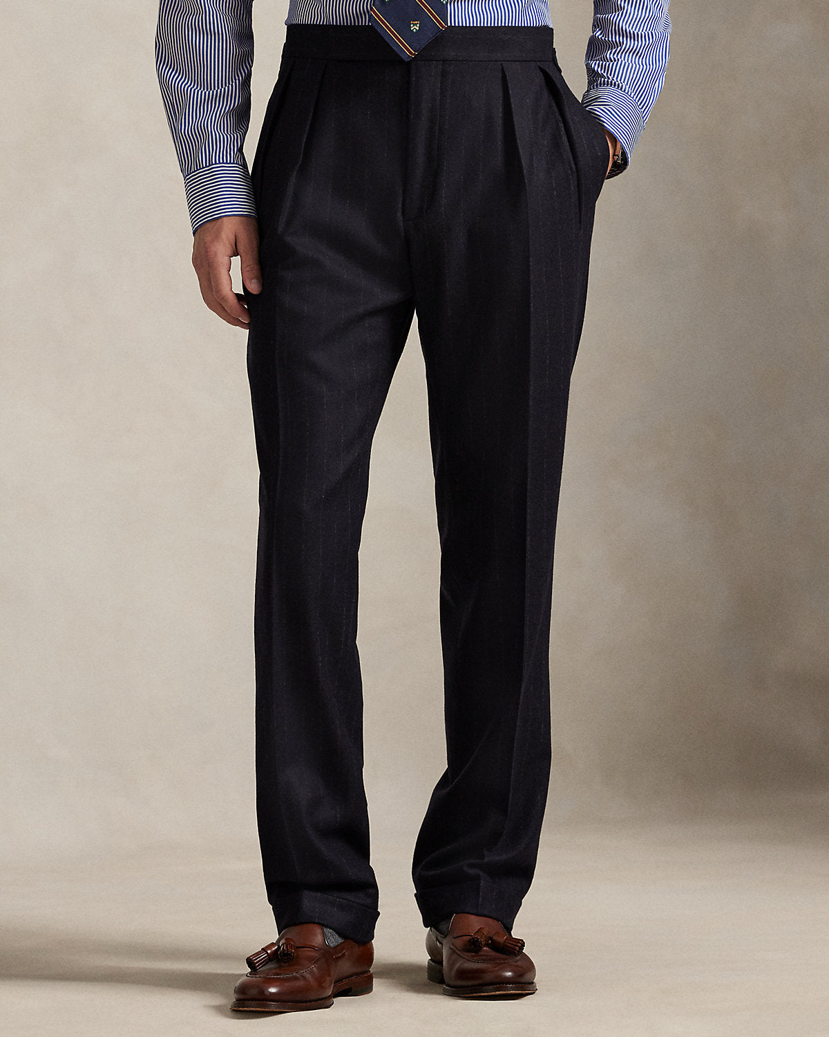 Ralph Lauren Polo Tailored Fit Pinstripe Wool Suit