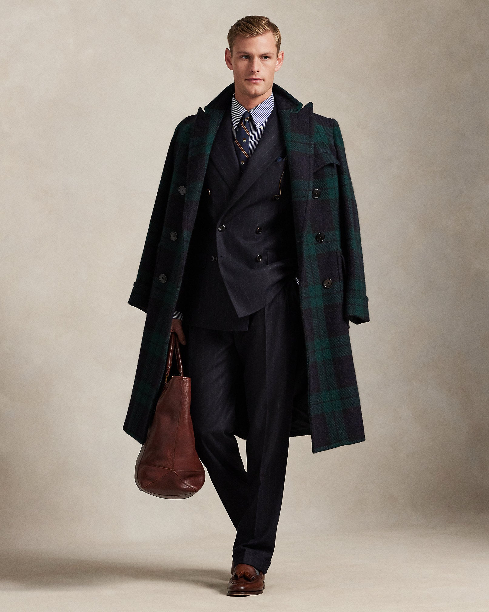 Ralph Lauren Polo Tailored Fit Pinstripe Wool Suit