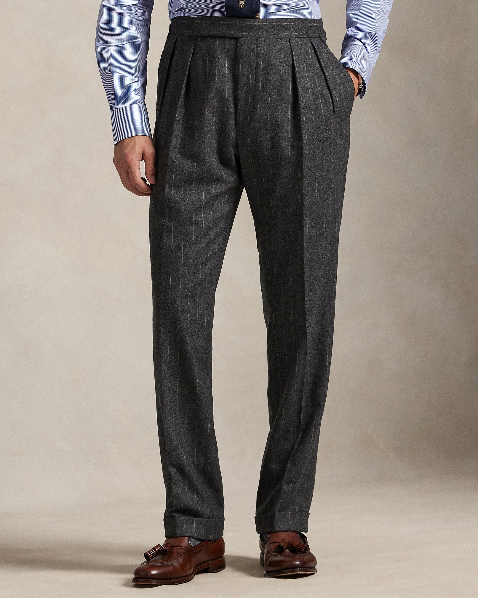 Ralph Lauren Polo Tailored Fit Pinstripe Wool Suit