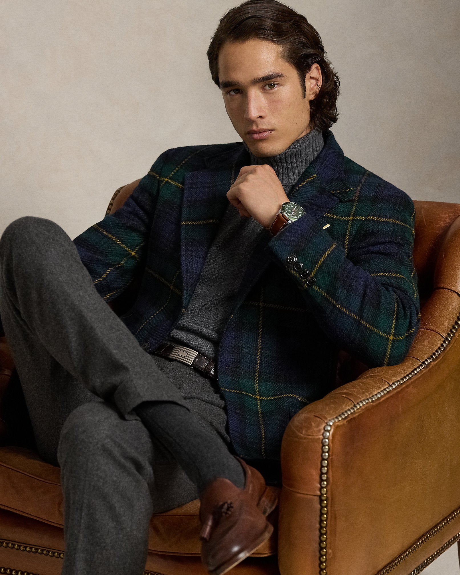 Ralph Lauren The RL67 Plaid Tweed Jacket