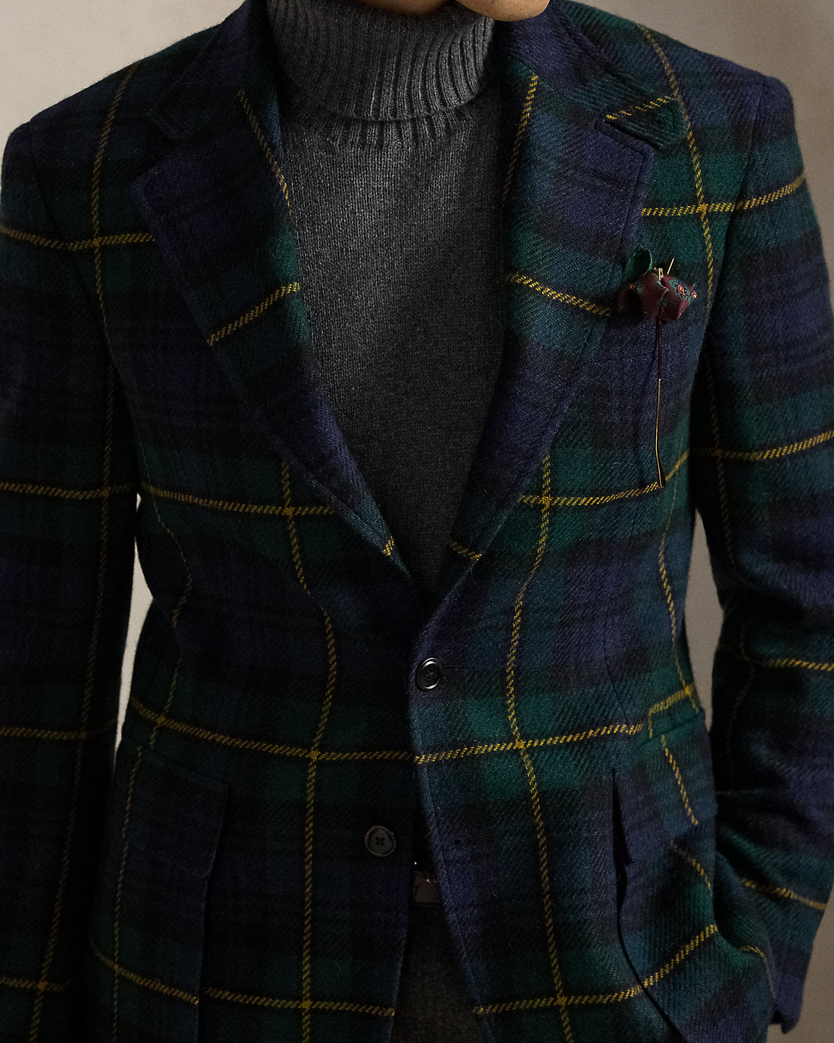 Ralph Lauren The RL67 Plaid Tweed Jacket