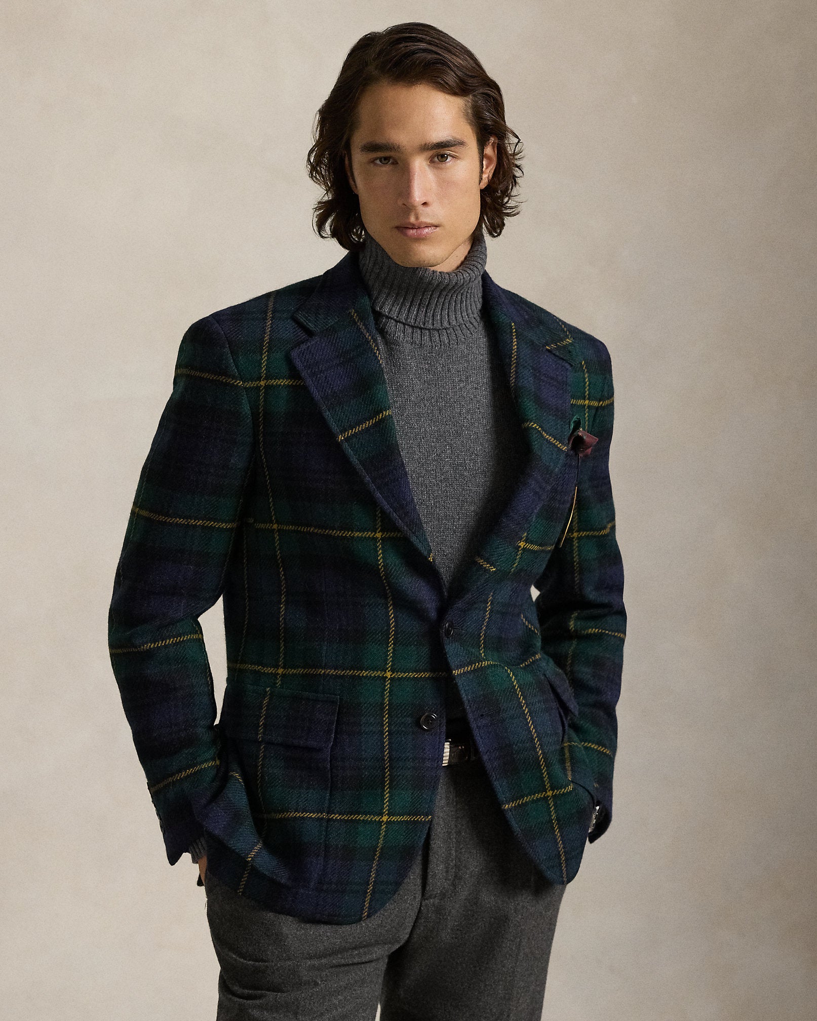 Ralph Lauren The RL67 Plaid Tweed Jacket