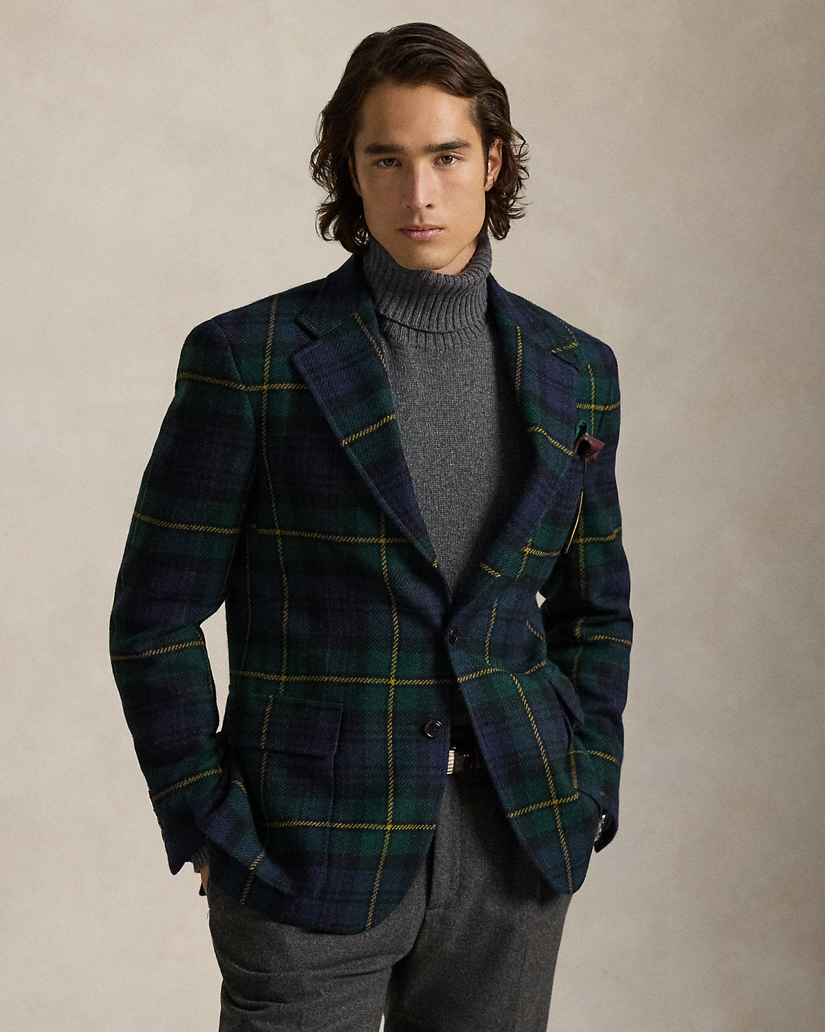 Ralph Lauren The RL67 Plaid Tweed Jacket