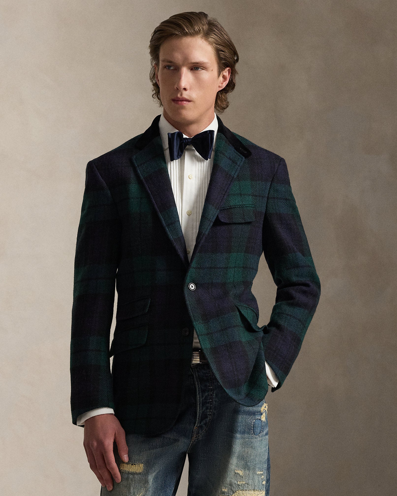 Ralph Lauren Polo Tailored Plaid Tweed Sport Coat