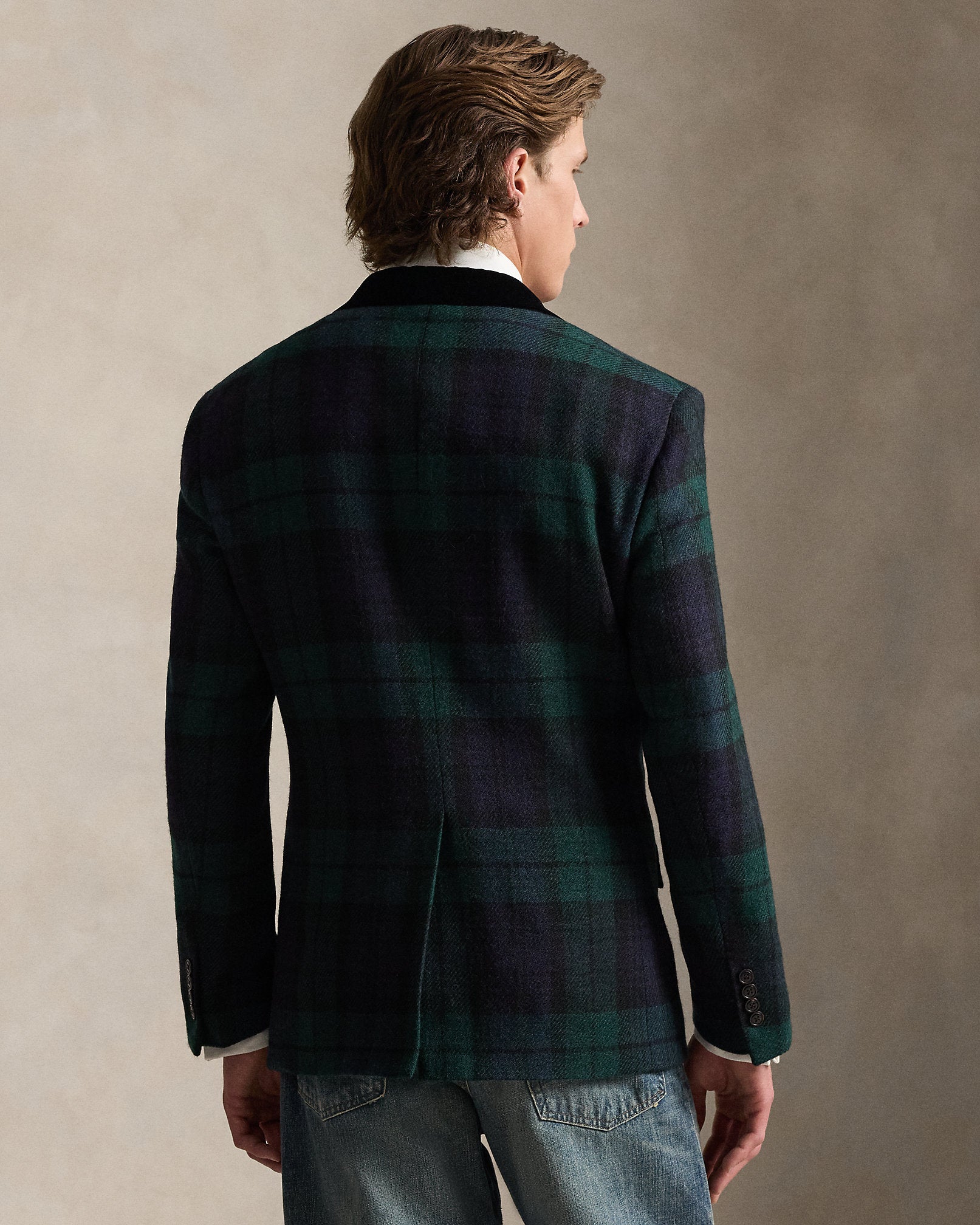 Ralph Lauren Polo Tailored Plaid Tweed Sport Coat