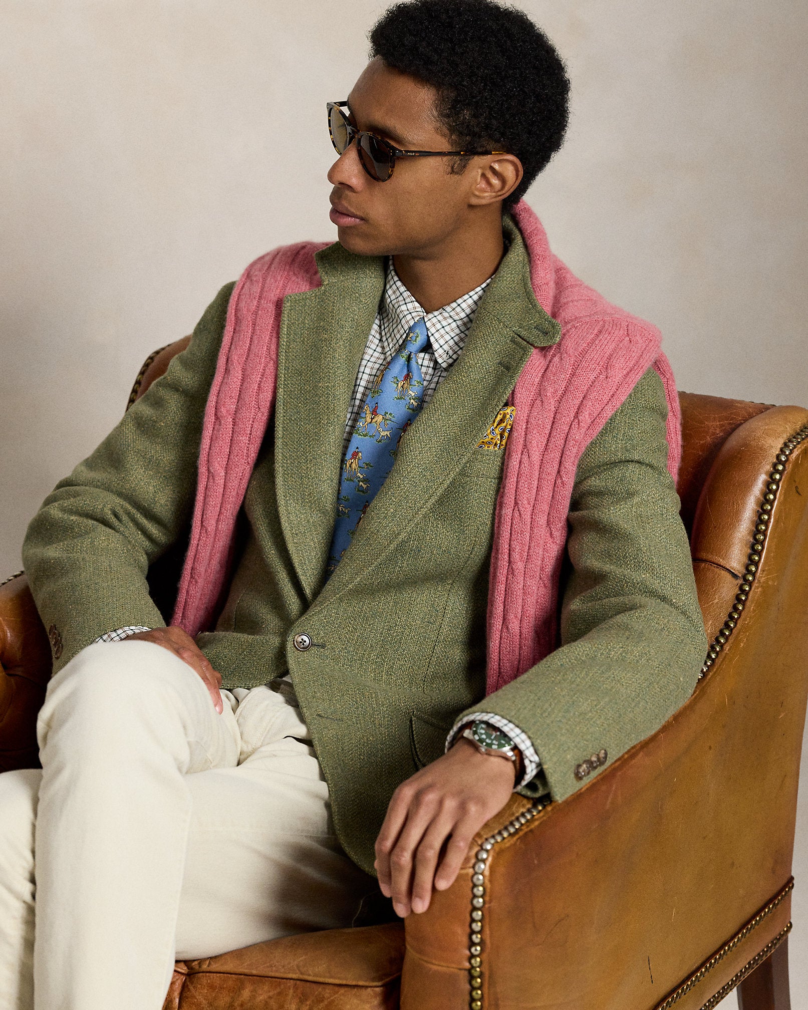 Ralph Lauren The RL67 Textured Tweed Jacket