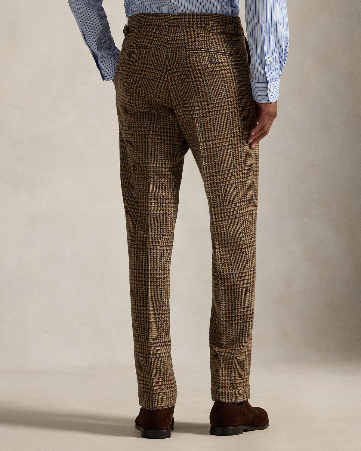 Ralph Lauren Plaid Wool Suit Trouser