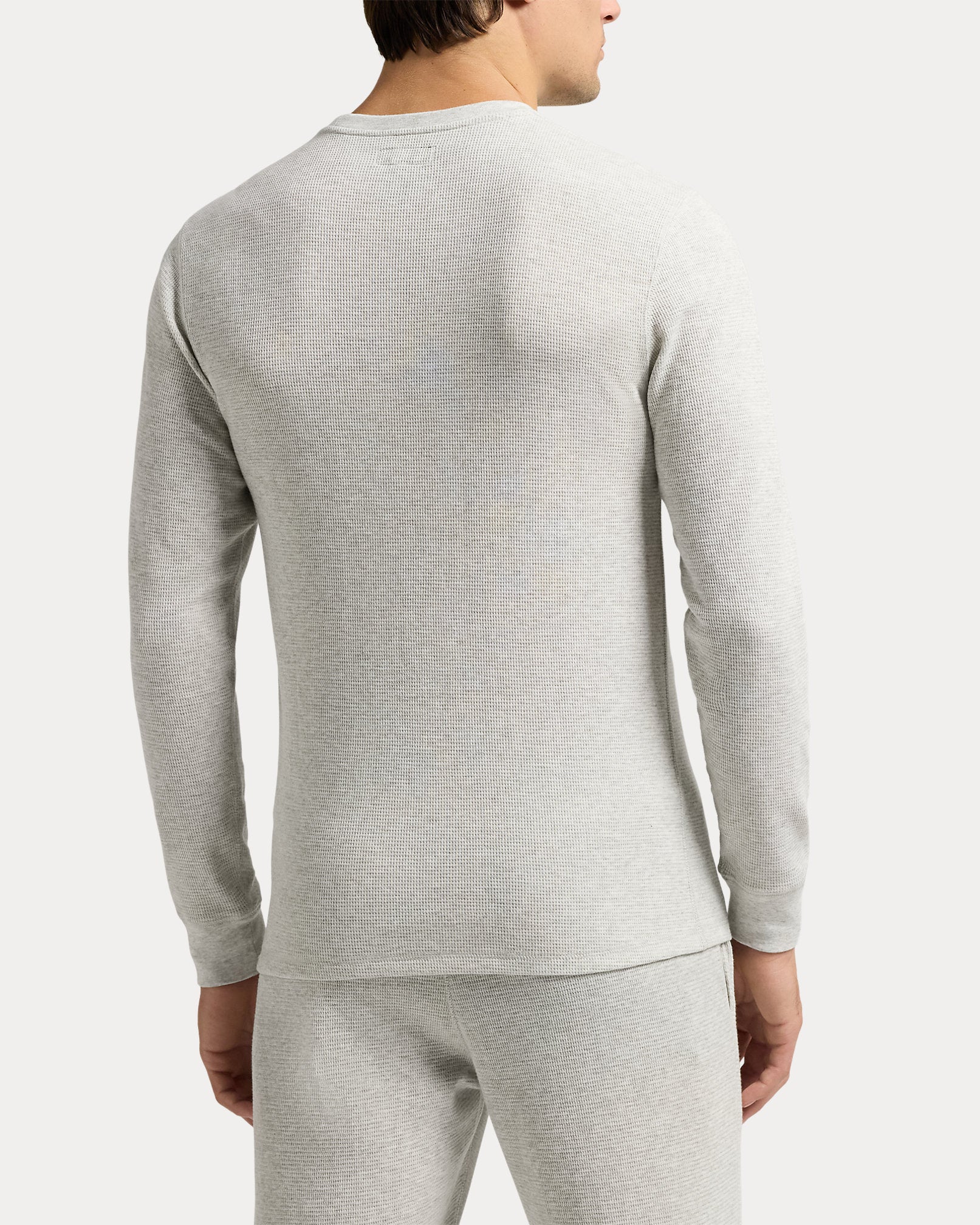 Ralph Lauren Logo WaffleKnit Sleep Shirt
