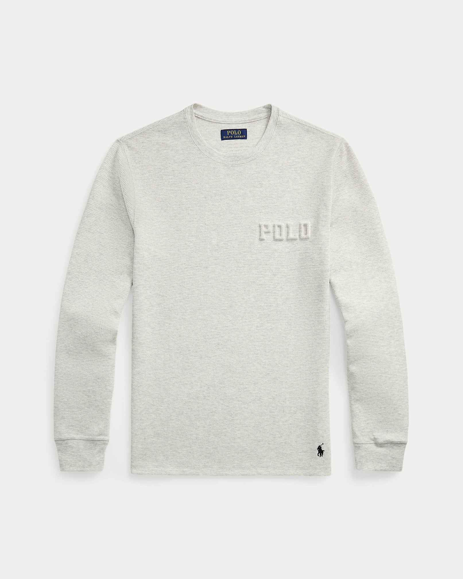 Ralph Lauren Logo WaffleKnit Sleep Shirt