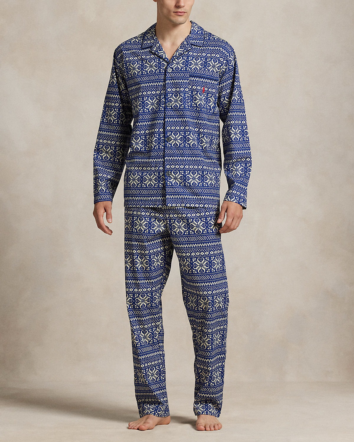 Ralph Lauren Fair Isle Cotton Pajama Set