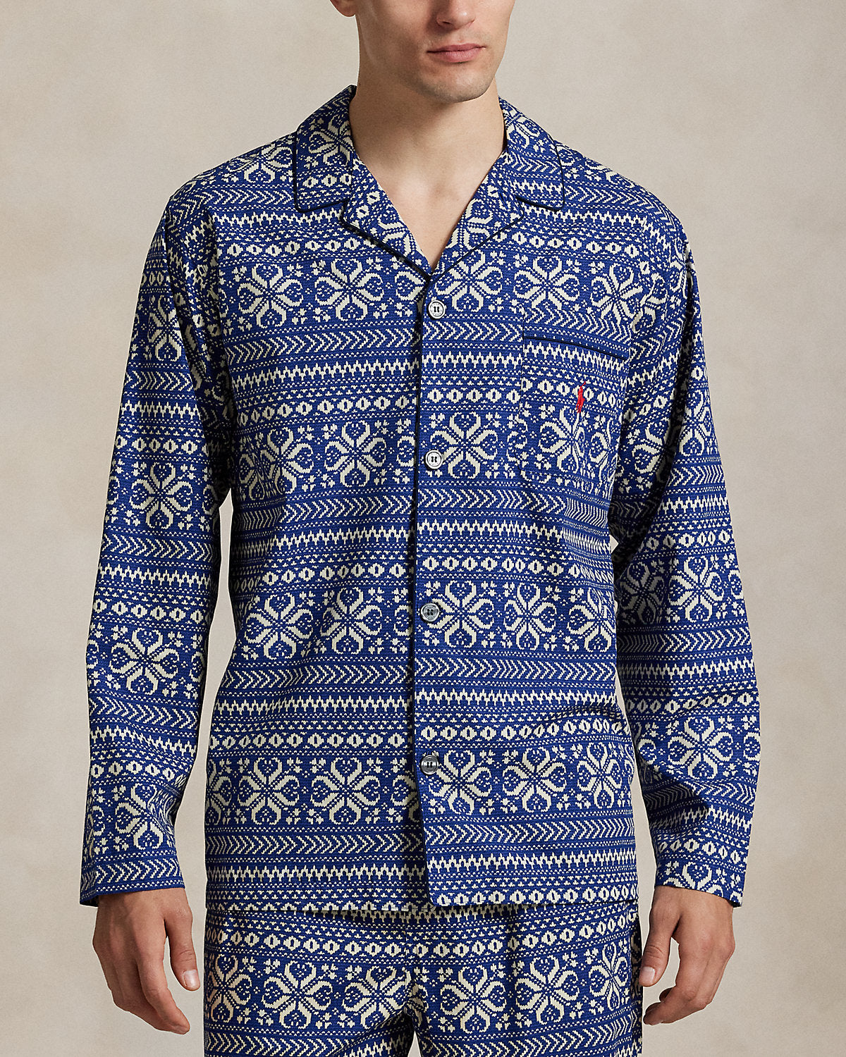 Ralph Lauren Fair Isle Cotton Pajama Set