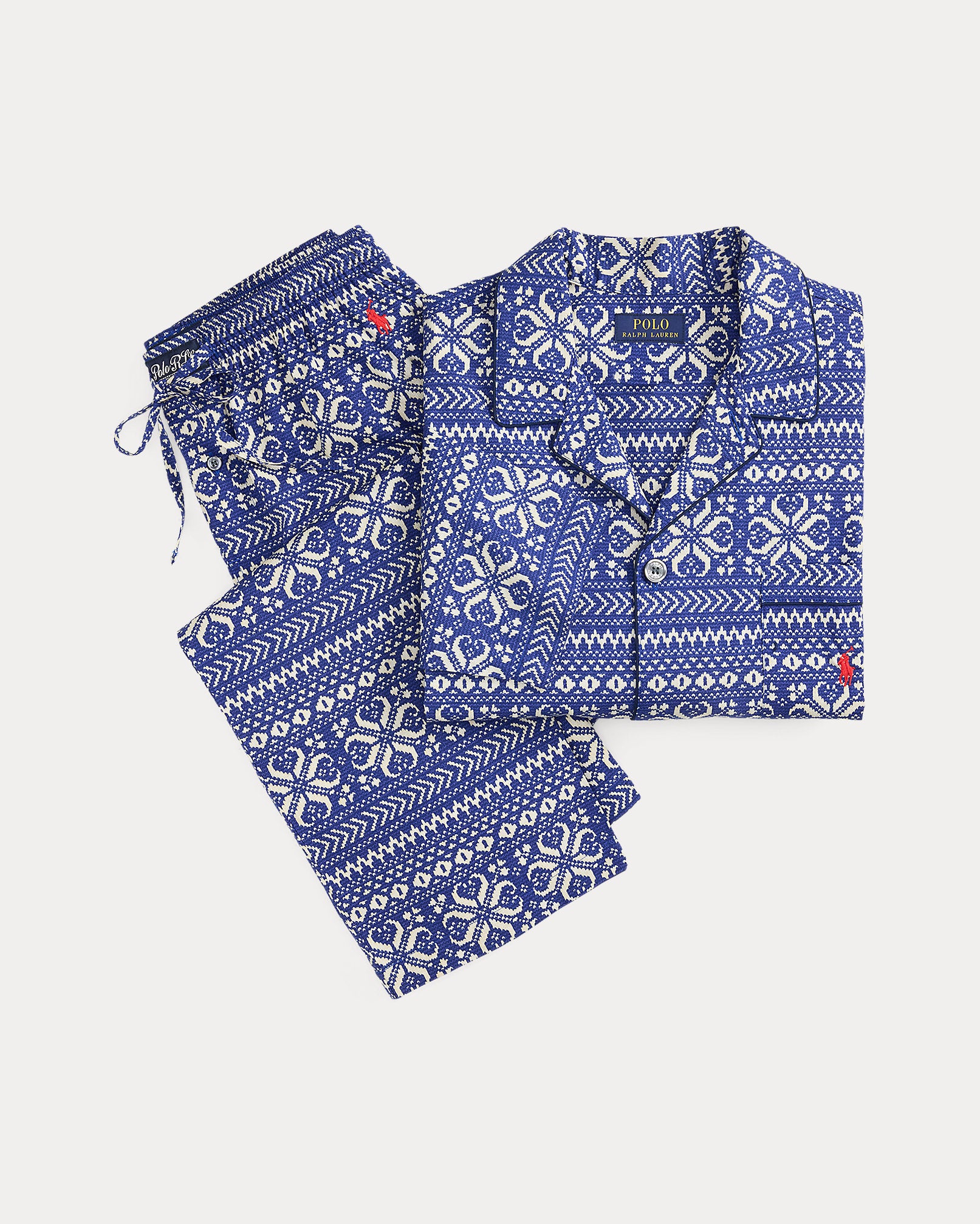 Ralph Lauren Fair Isle Cotton Pajama Set